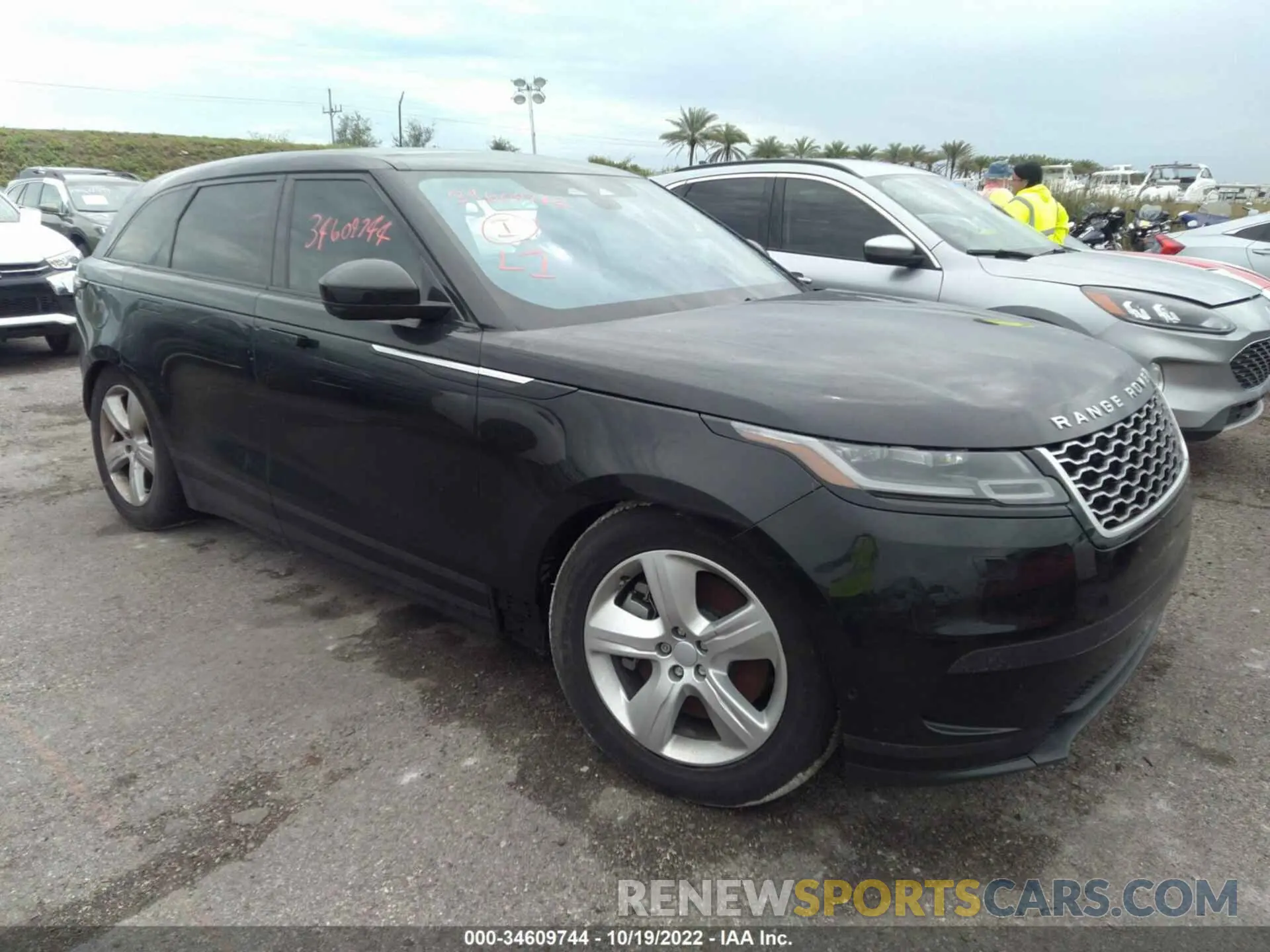 1 fotografías del automóvil dañado SALYJ2EU9MA323981 LAND ROVER RANGE ROVER VELAR 2021