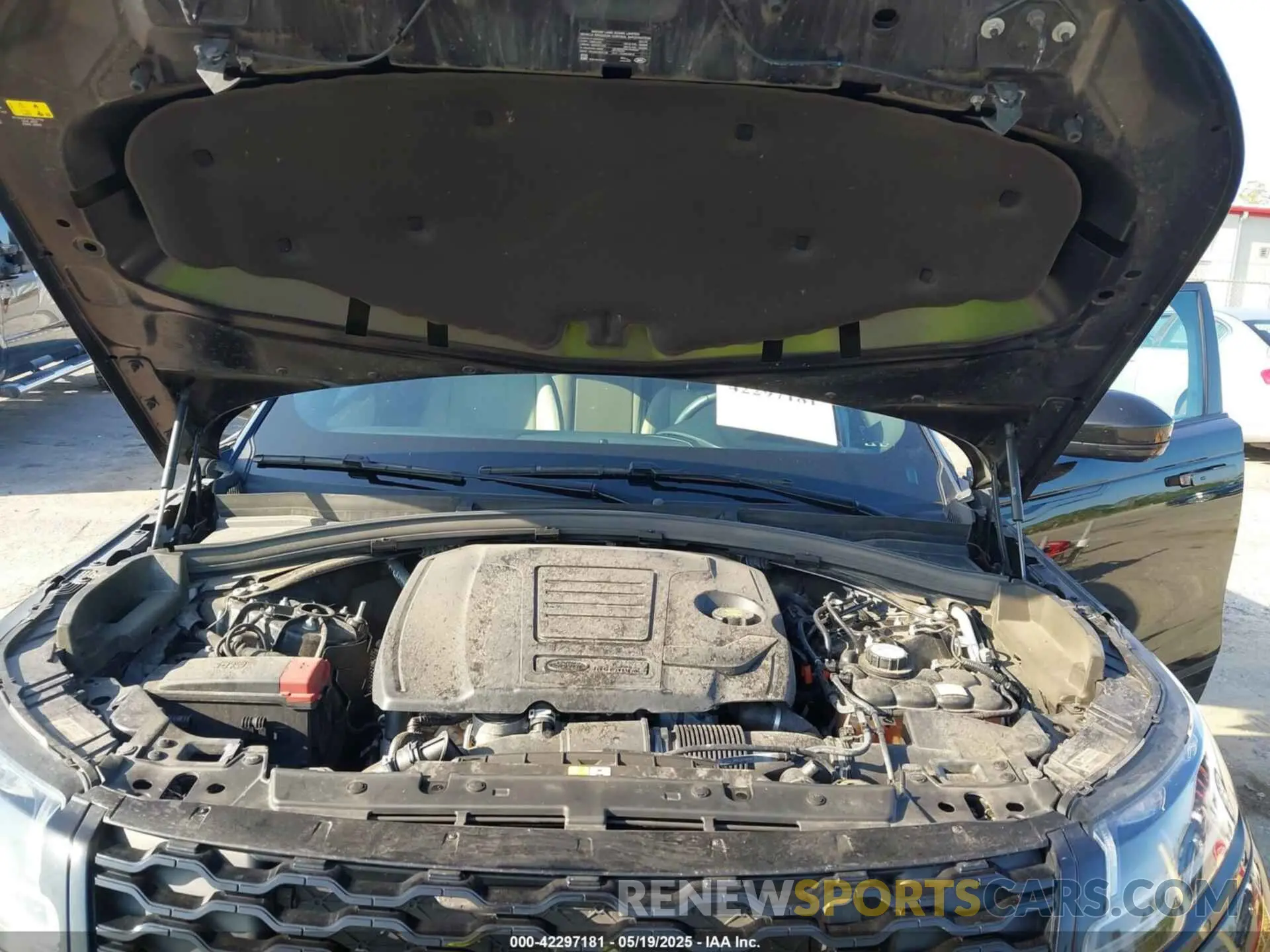 10 fotografías del automóvil dañado SALYJ2EX0MA326505 LAND ROVER RANGE ROVER VELAR 2021