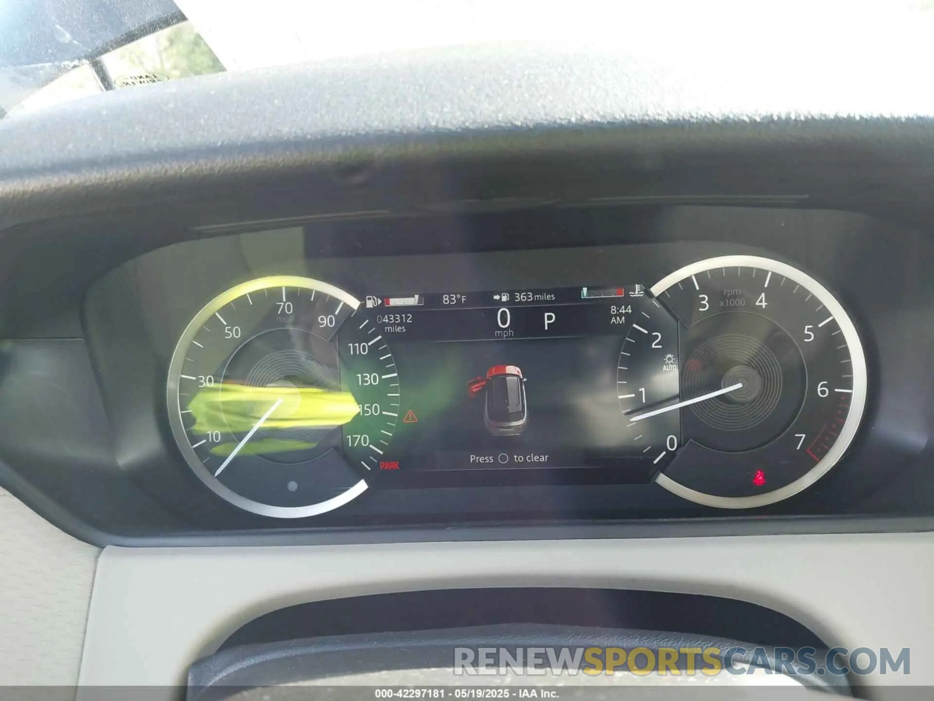 7 fotografías del automóvil dañado SALYJ2EX0MA326505 LAND ROVER RANGE ROVER VELAR 2021