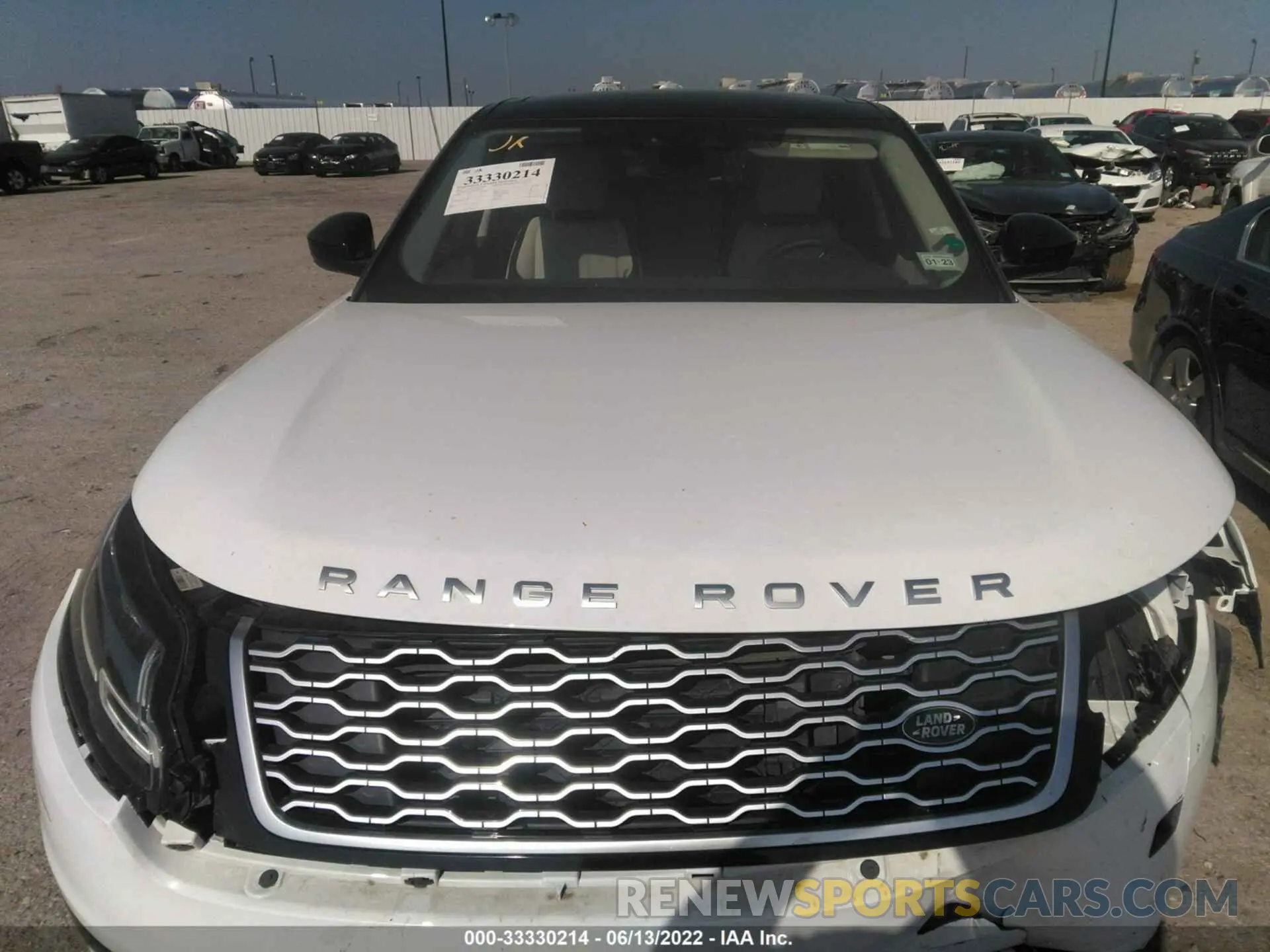 10 fotografías del automóvil dañado SALYJ2EX5MA299009 LAND ROVER RANGE ROVER VELAR 2021