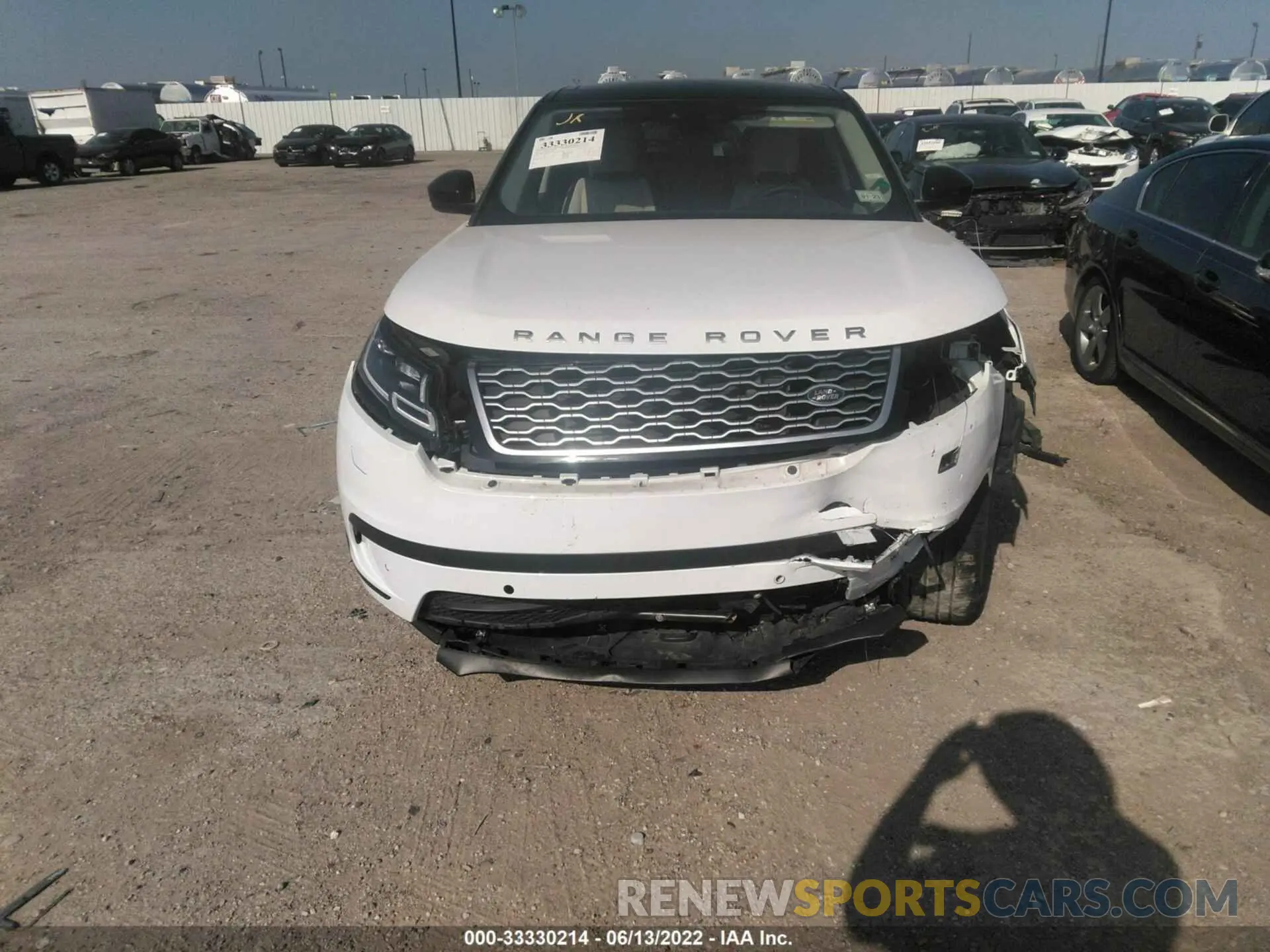 6 fotografías del automóvil dañado SALYJ2EX5MA299009 LAND ROVER RANGE ROVER VELAR 2021