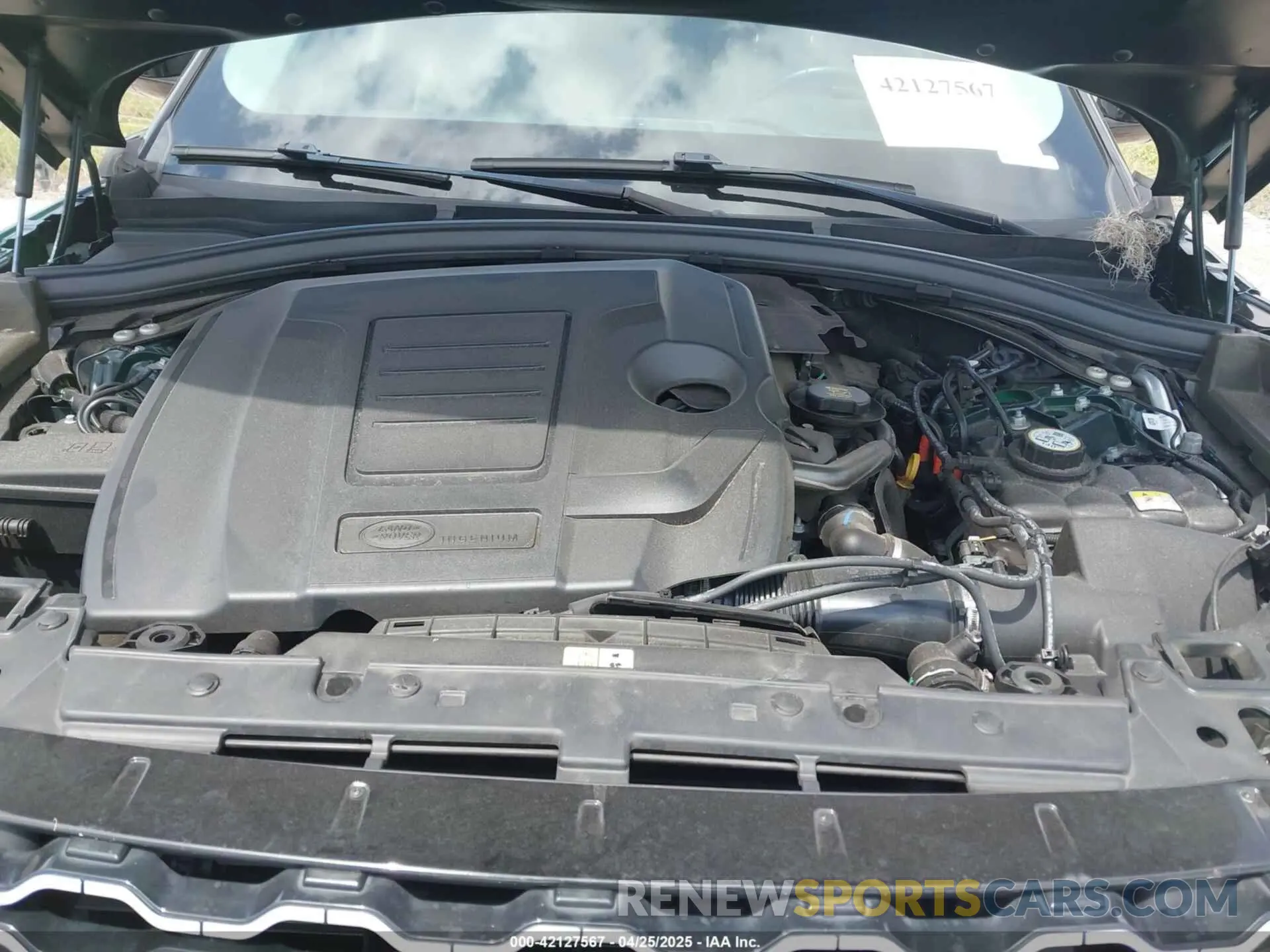 10 fotografías del automóvil dañado SALYJ2EX6MA317761 LAND ROVER RANGE ROVER VELAR 2021