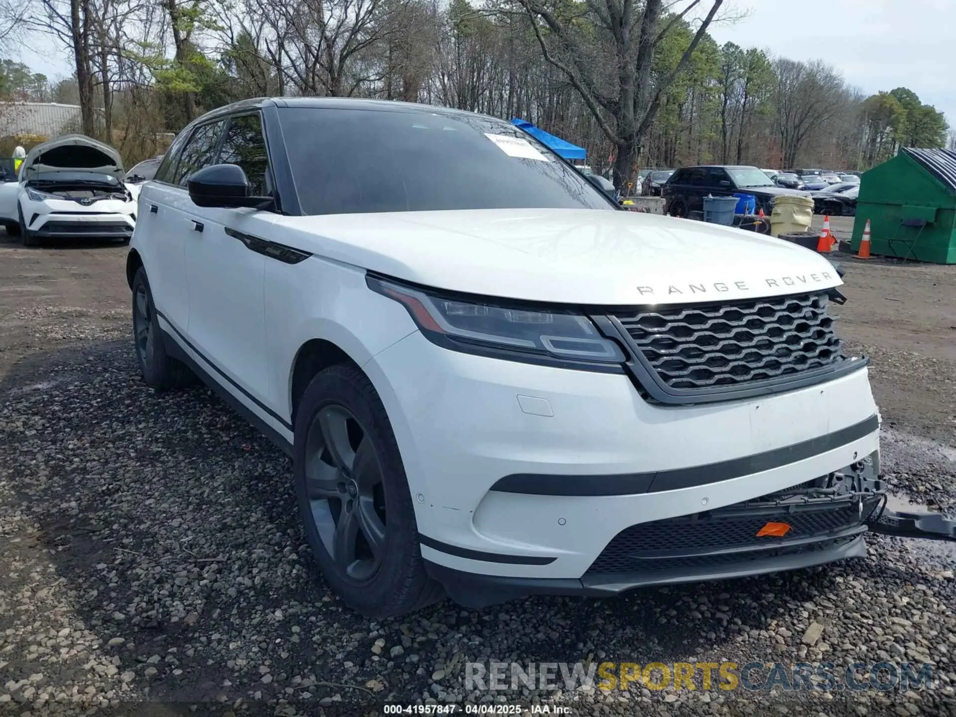 1 fotografías del automóvil dañado SALYJ2EX7MA314254 LAND ROVER RANGE ROVER VELAR 2021