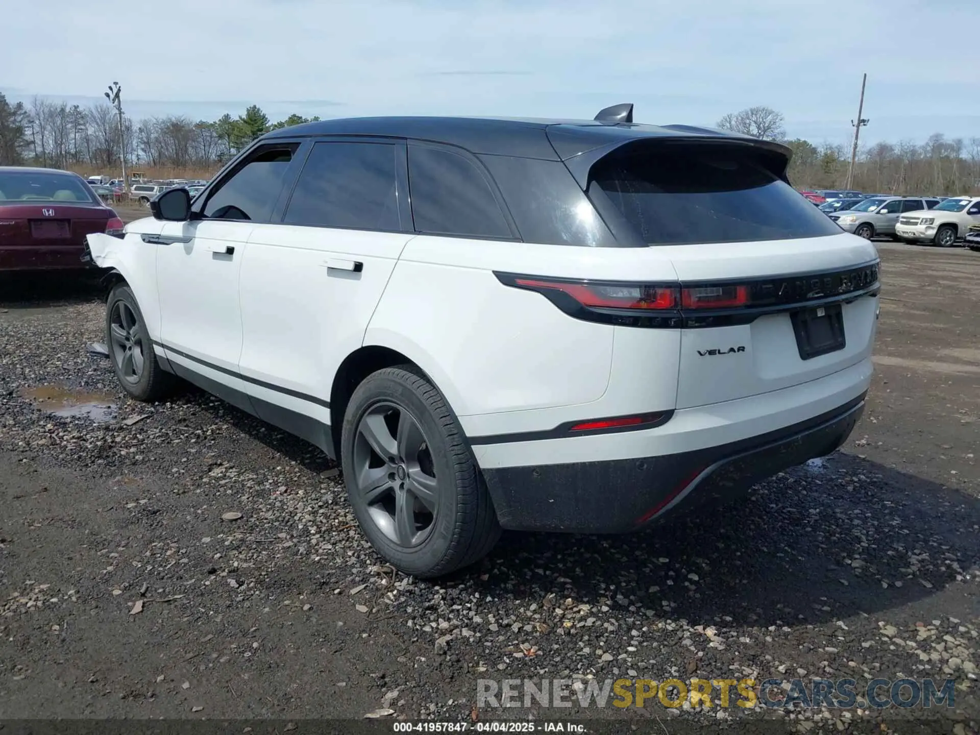 3 fotografías del automóvil dañado SALYJ2EX7MA314254 LAND ROVER RANGE ROVER VELAR 2021