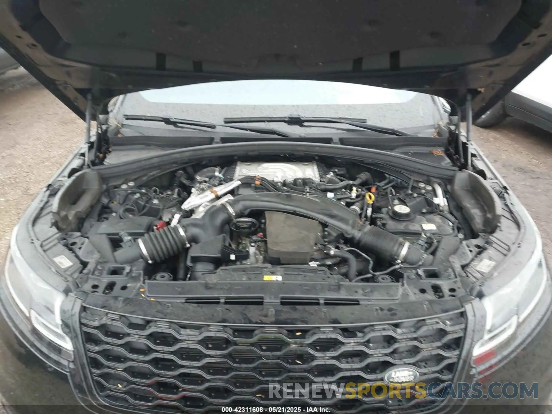 10 fotografías del automóvil dañado SALYT2EU0MA299368 LAND ROVER RANGE ROVER VELAR 2021