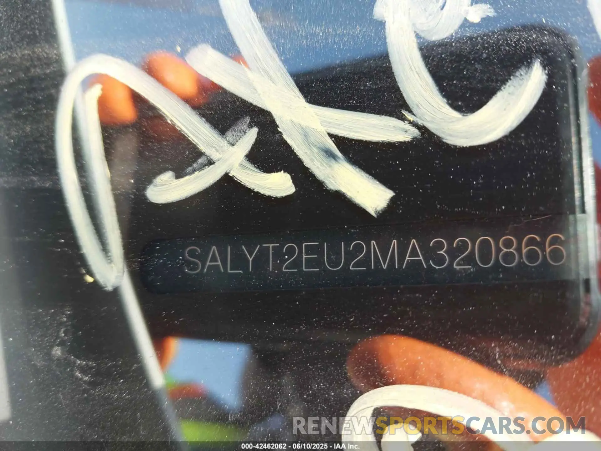 9 fotografías del automóvil dañado SALYT2EU2MA320866 LAND ROVER RANGE ROVER VELAR 2021