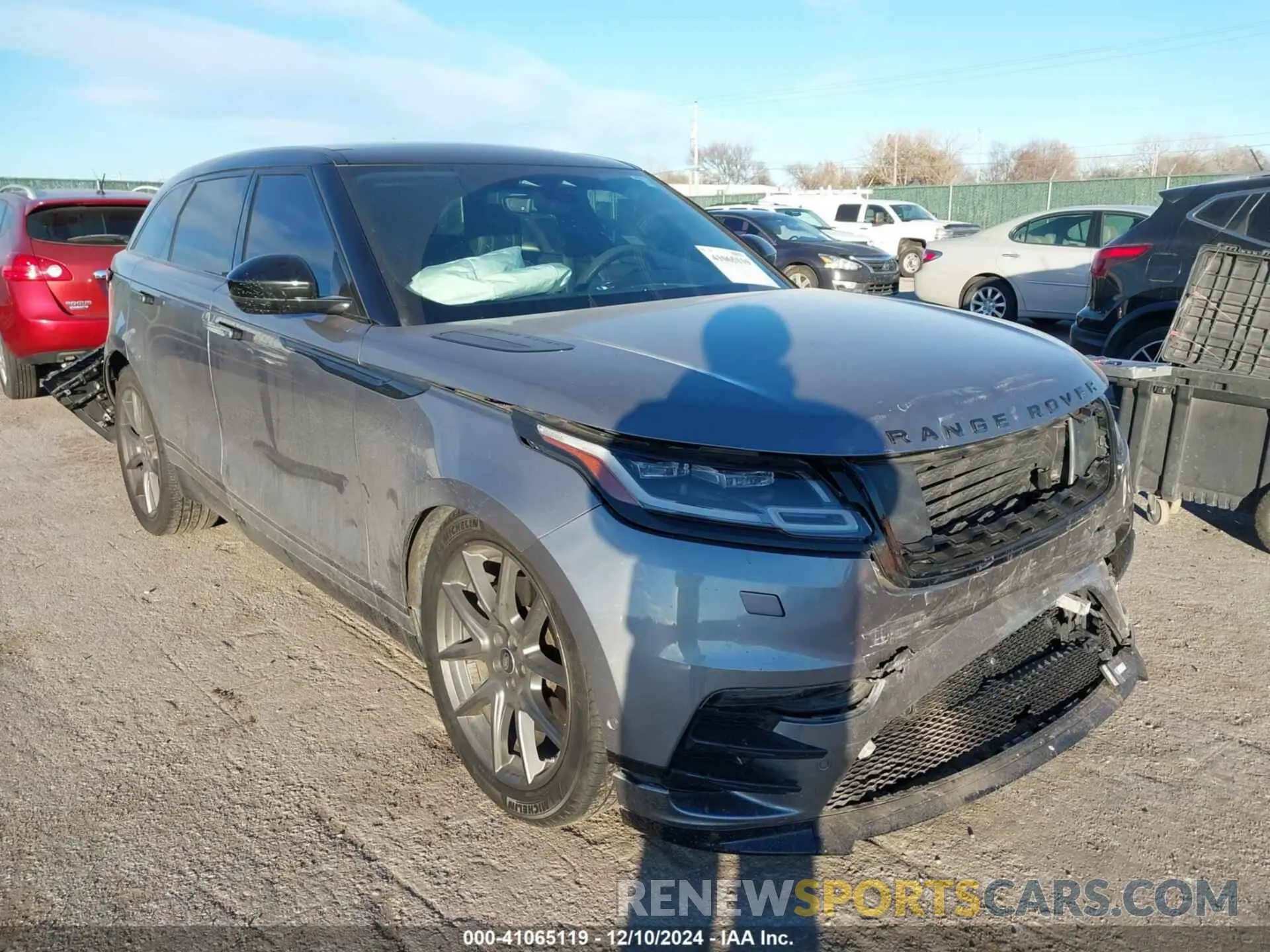 1 fotografías del automóvil dañado SALYT2EU5MA301955 LAND ROVER RANGE ROVER VELAR 2021