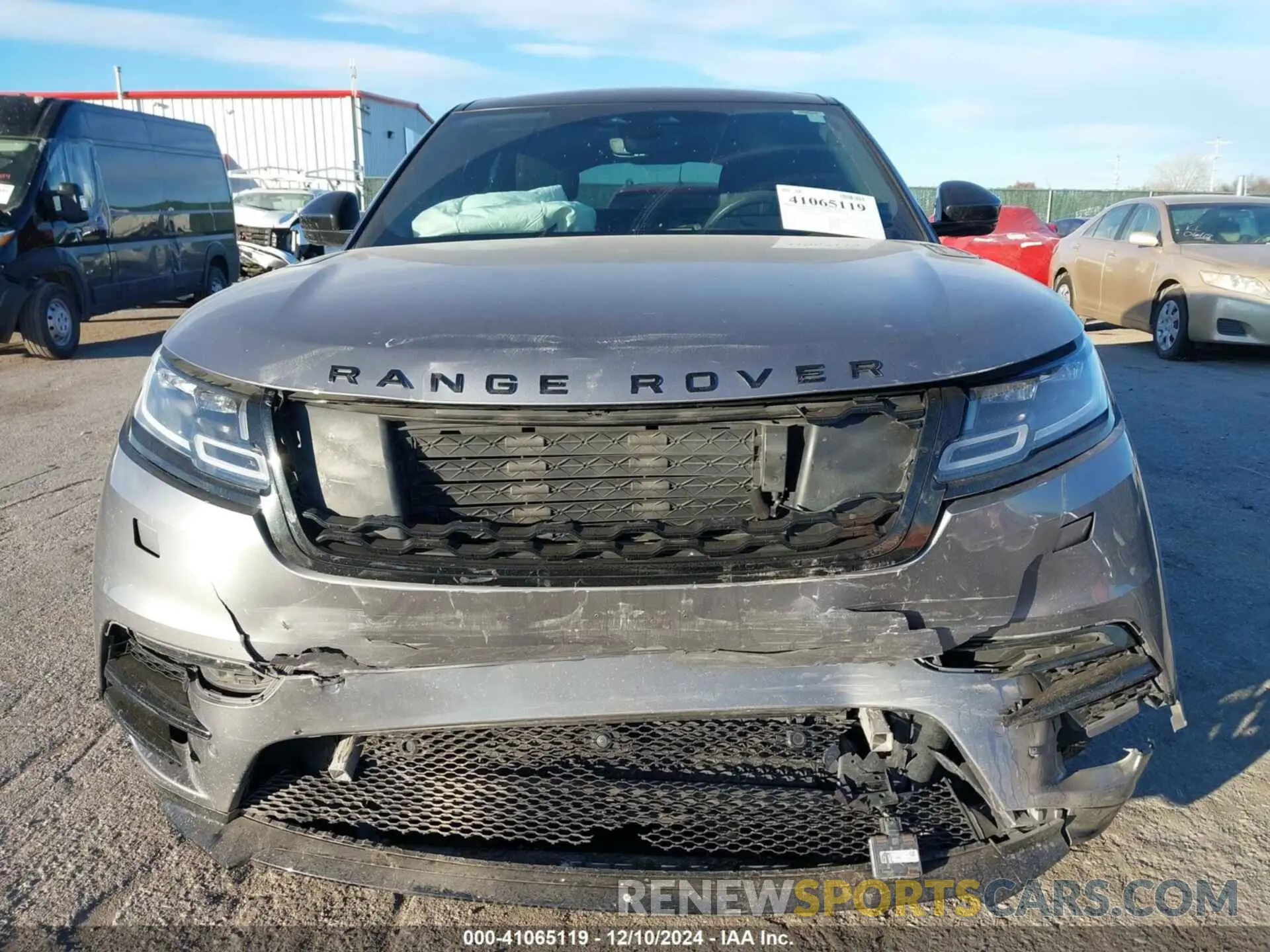 12 fotografías del automóvil dañado SALYT2EU5MA301955 LAND ROVER RANGE ROVER VELAR 2021