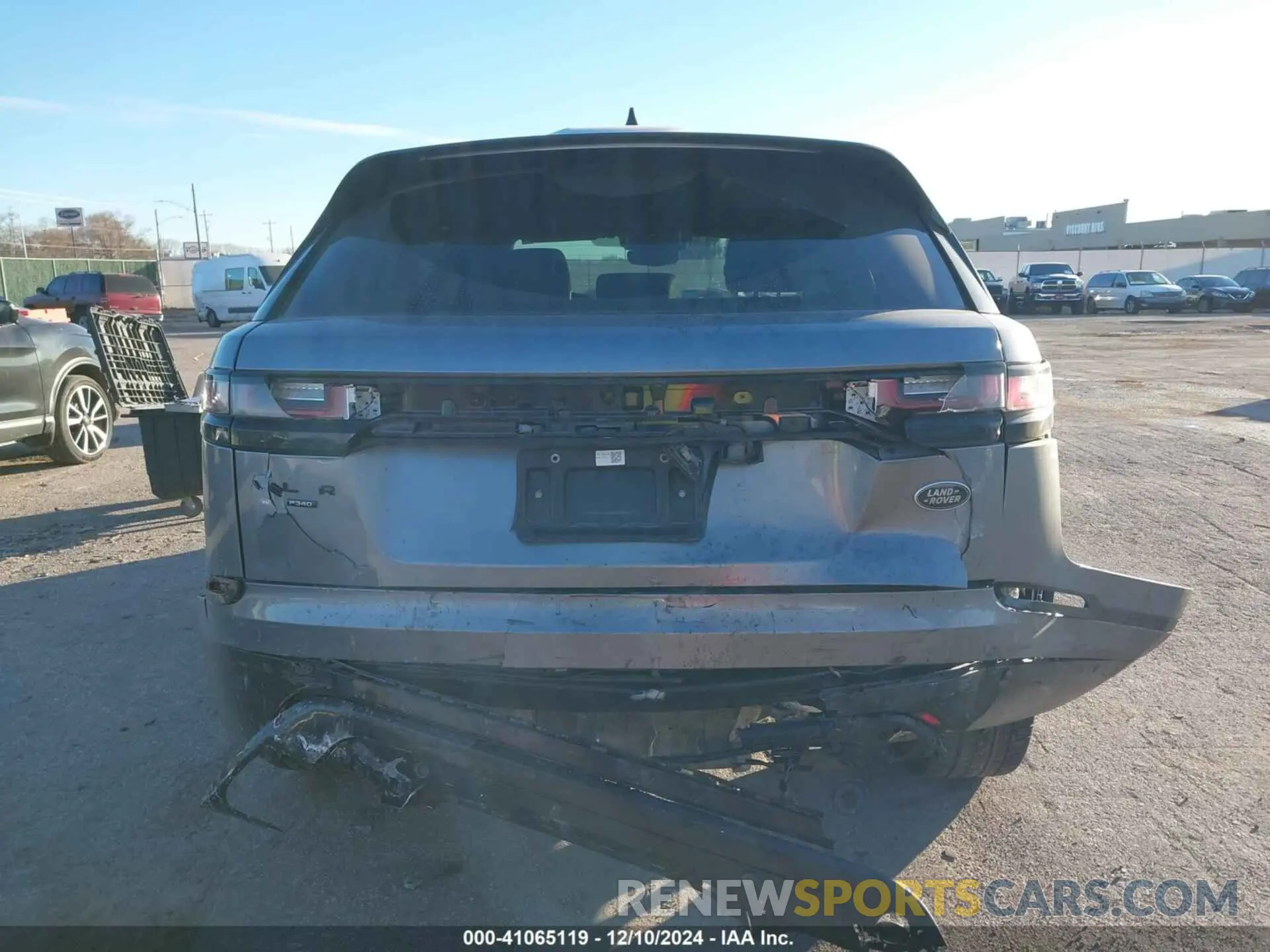 16 fotografías del automóvil dañado SALYT2EU5MA301955 LAND ROVER RANGE ROVER VELAR 2021