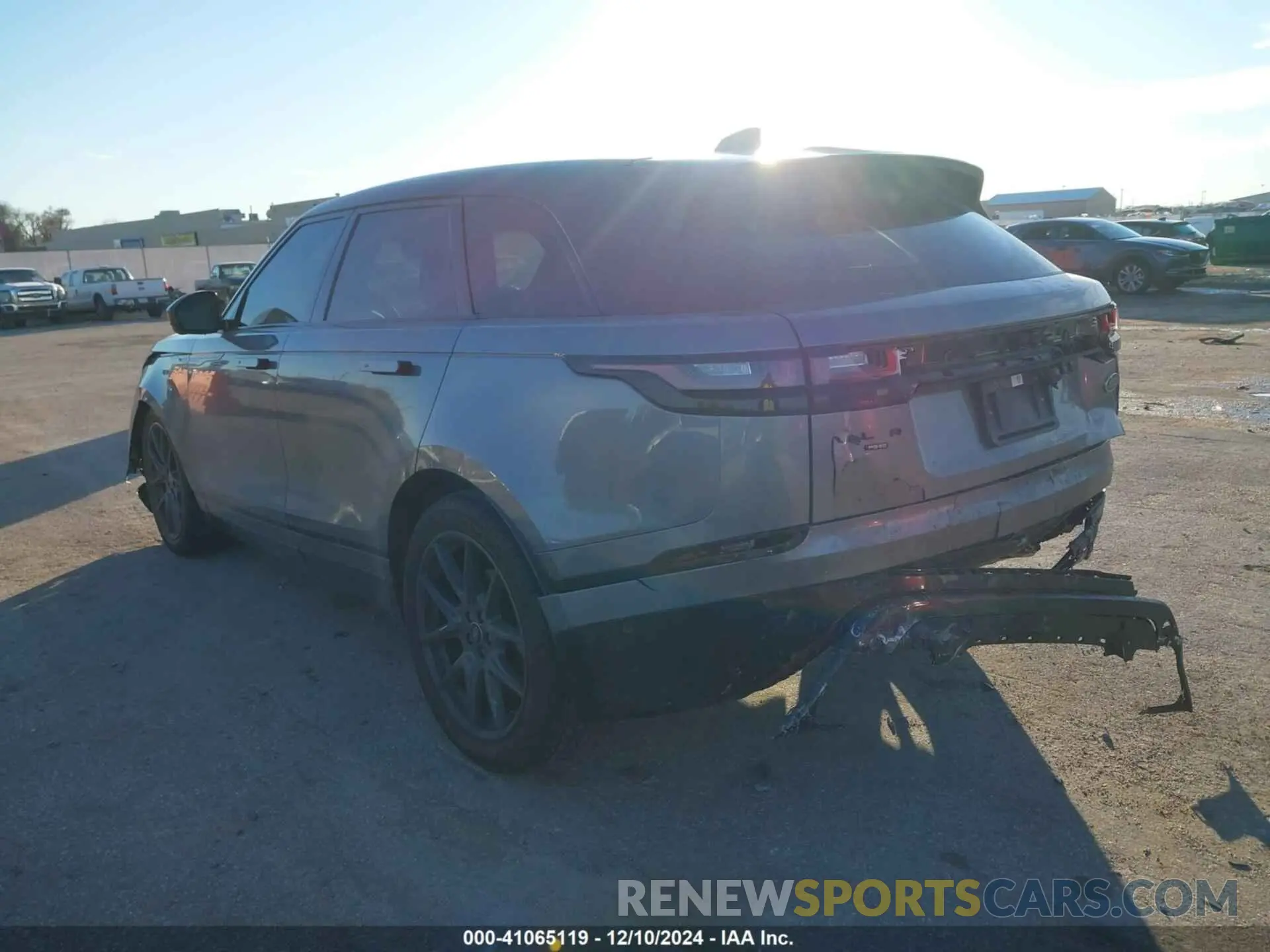 3 fotografías del automóvil dañado SALYT2EU5MA301955 LAND ROVER RANGE ROVER VELAR 2021