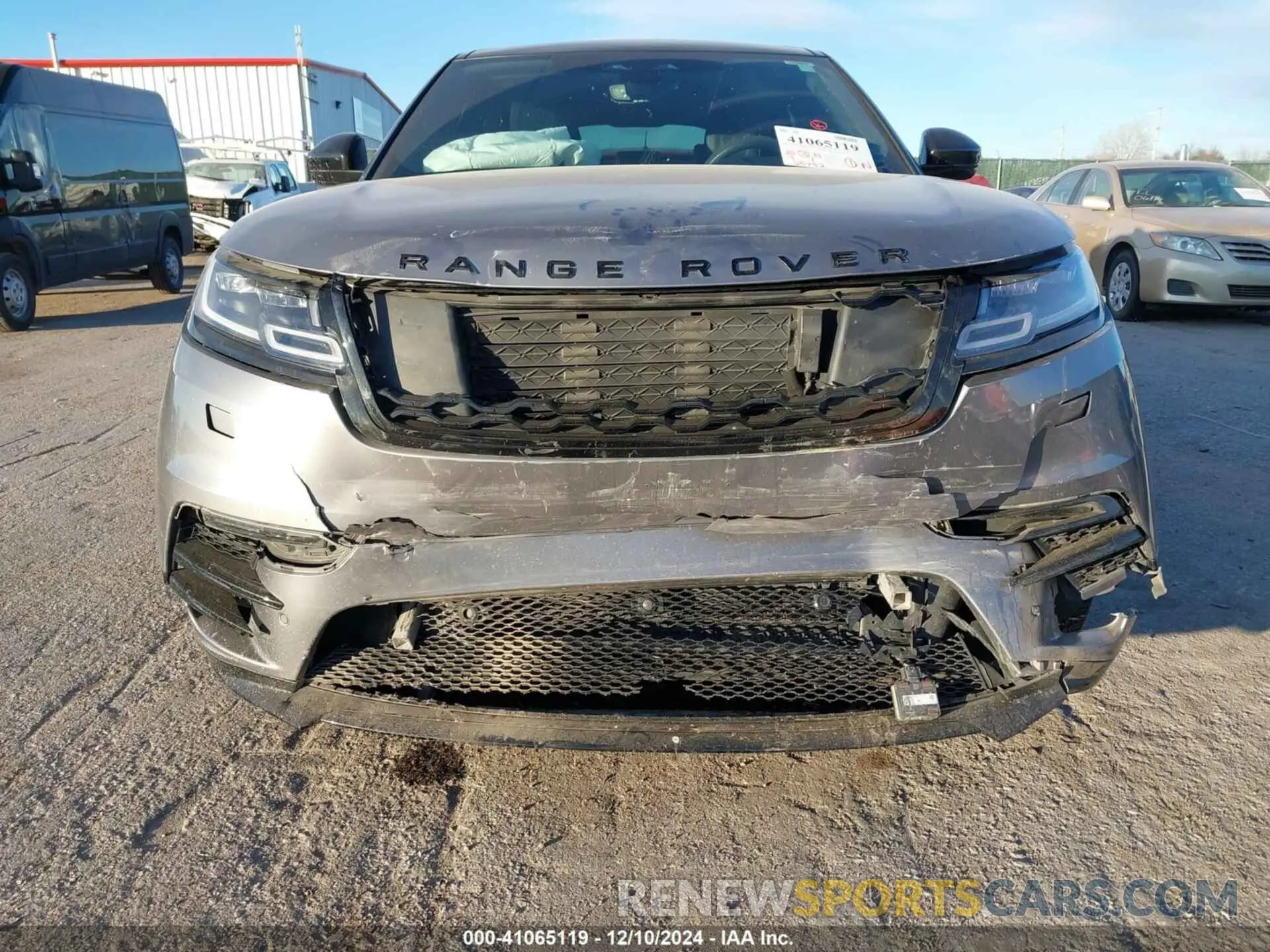 6 fotografías del automóvil dañado SALYT2EU5MA301955 LAND ROVER RANGE ROVER VELAR 2021