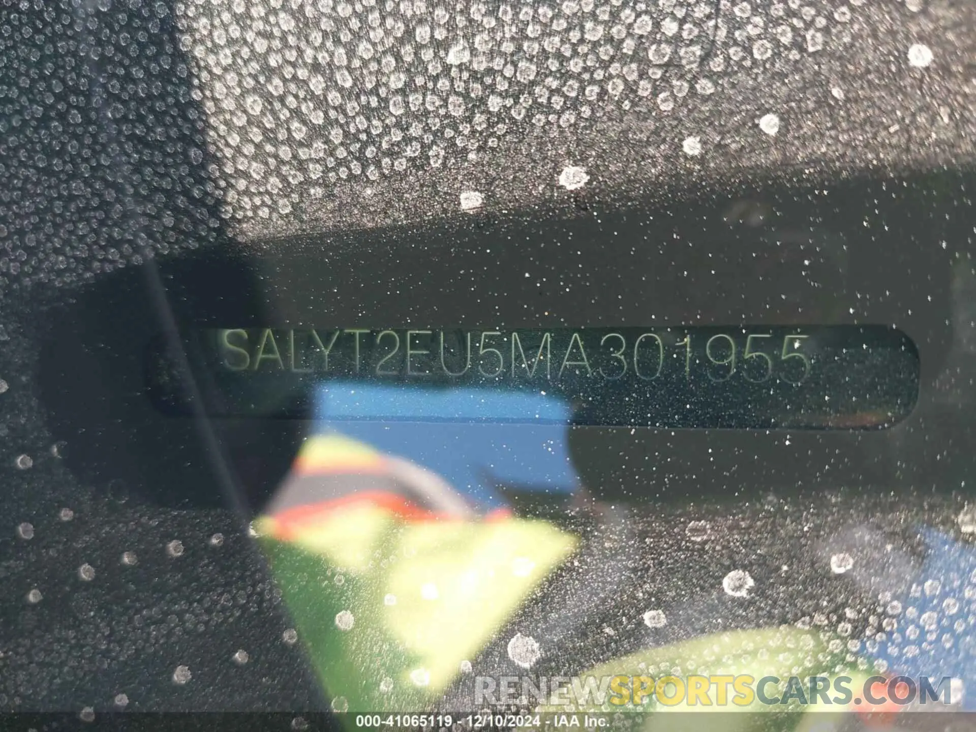 9 fotografías del automóvil dañado SALYT2EU5MA301955 LAND ROVER RANGE ROVER VELAR 2021