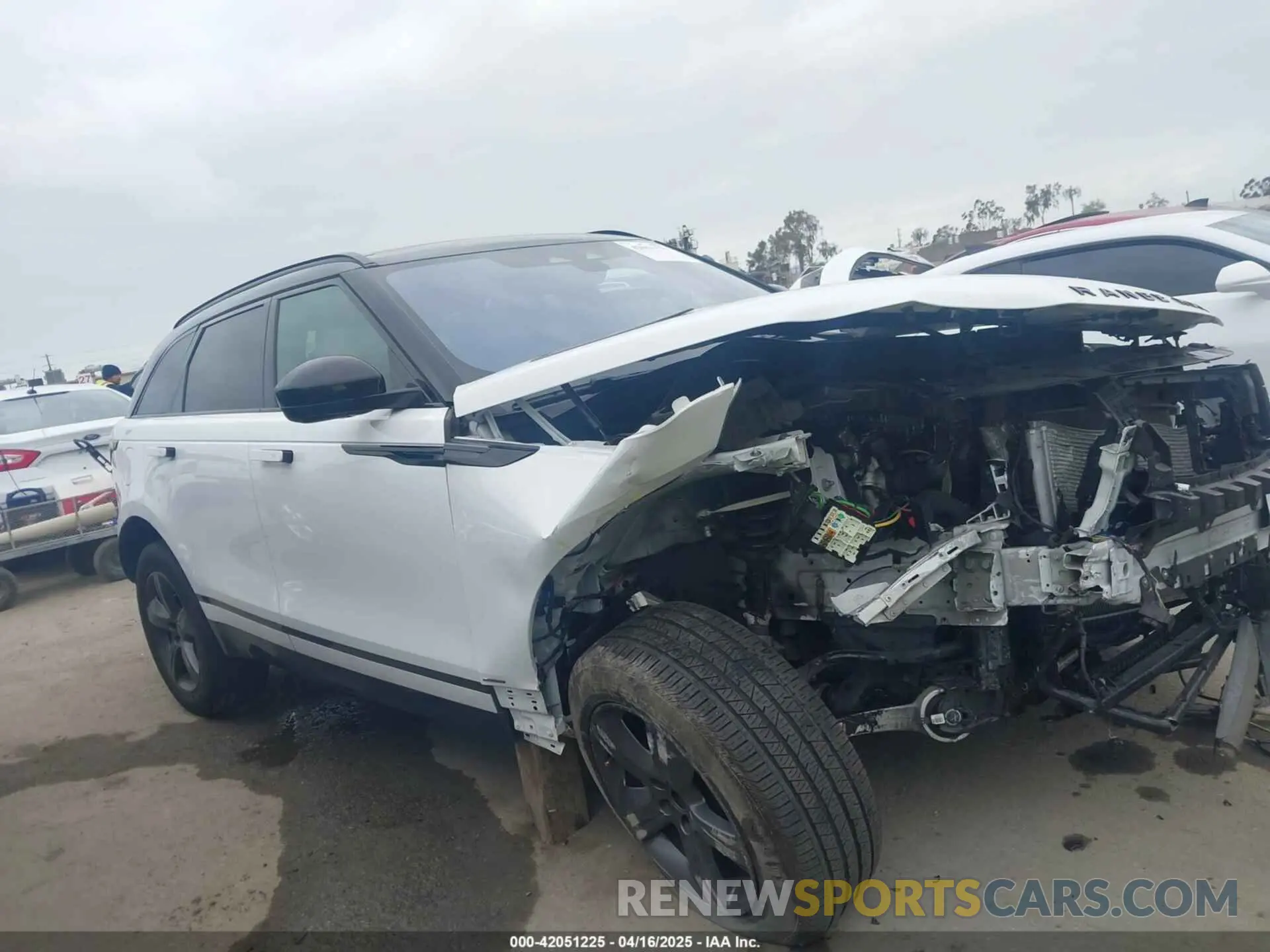 13 fotografías del automóvil dañado SALYT2EX0MA313814 LAND ROVER RANGE ROVER VELAR 2021