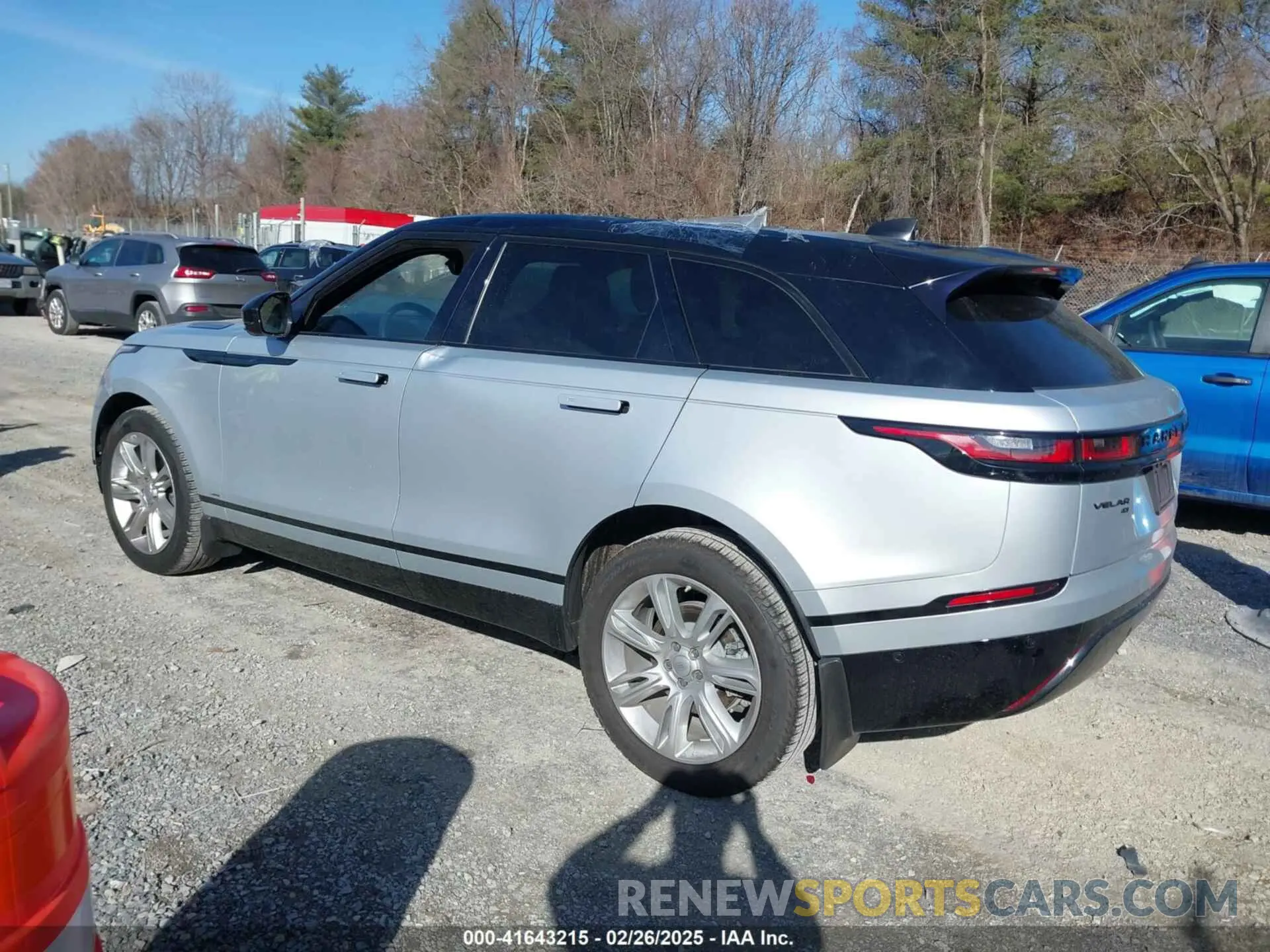 3 fotografías del automóvil dañado SALYT2EX1MA306855 LAND ROVER RANGE ROVER VELAR 2021