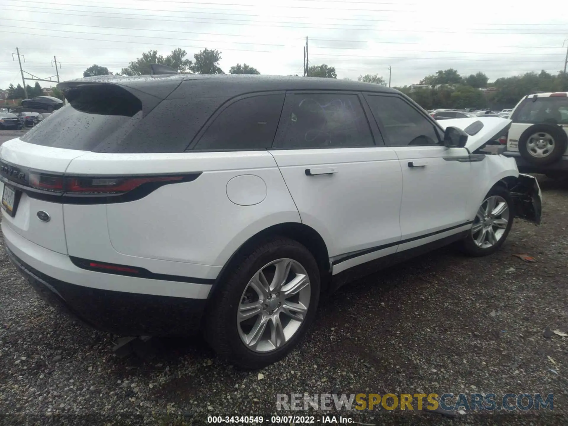 4 fotografías del automóvil dañado SALYT2EX3MA301978 LAND ROVER RANGE ROVER VELAR 2021