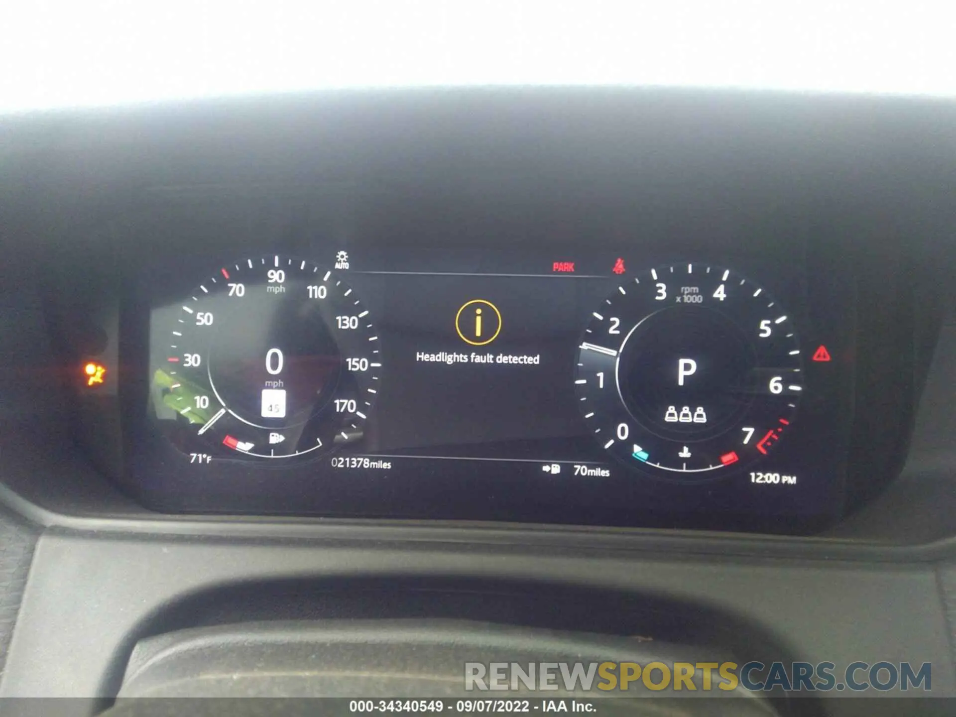 7 fotografías del automóvil dañado SALYT2EX3MA301978 LAND ROVER RANGE ROVER VELAR 2021