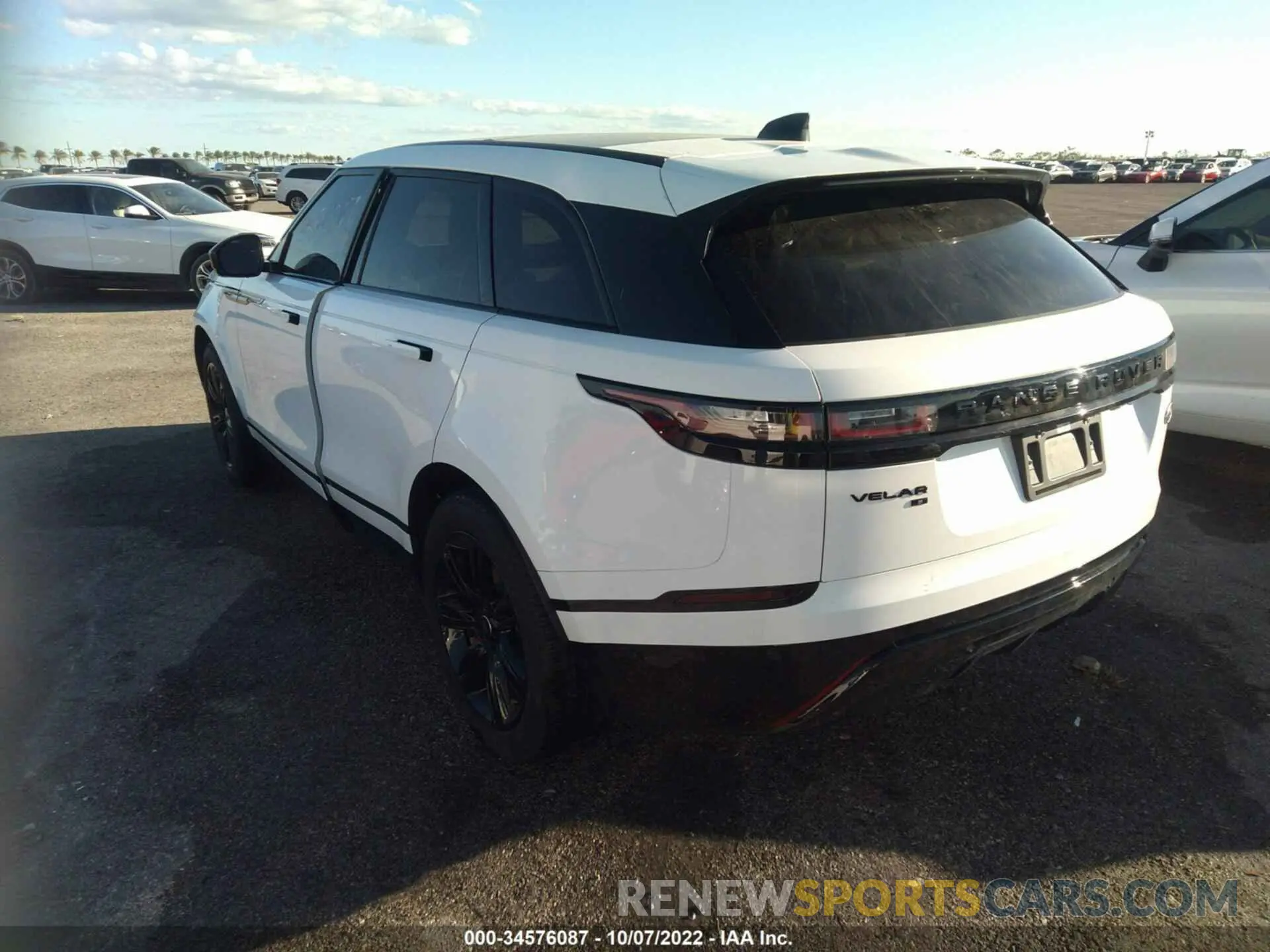 3 fotografías del automóvil dañado SALYT2EX5MA314585 LAND ROVER RANGE ROVER VELAR 2021