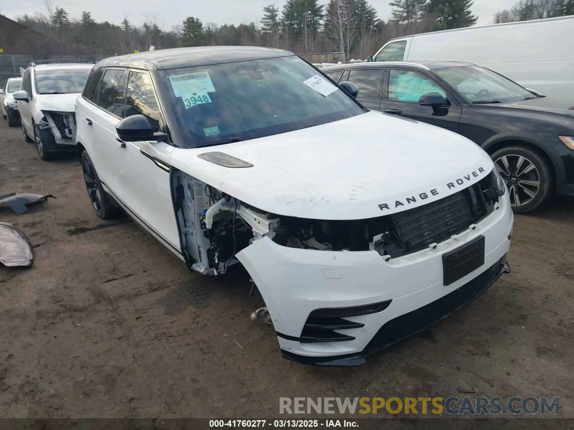 1 fotografías del automóvil dañado SALYT2EX5MA321200 LAND ROVER RANGE ROVER VELAR 2021