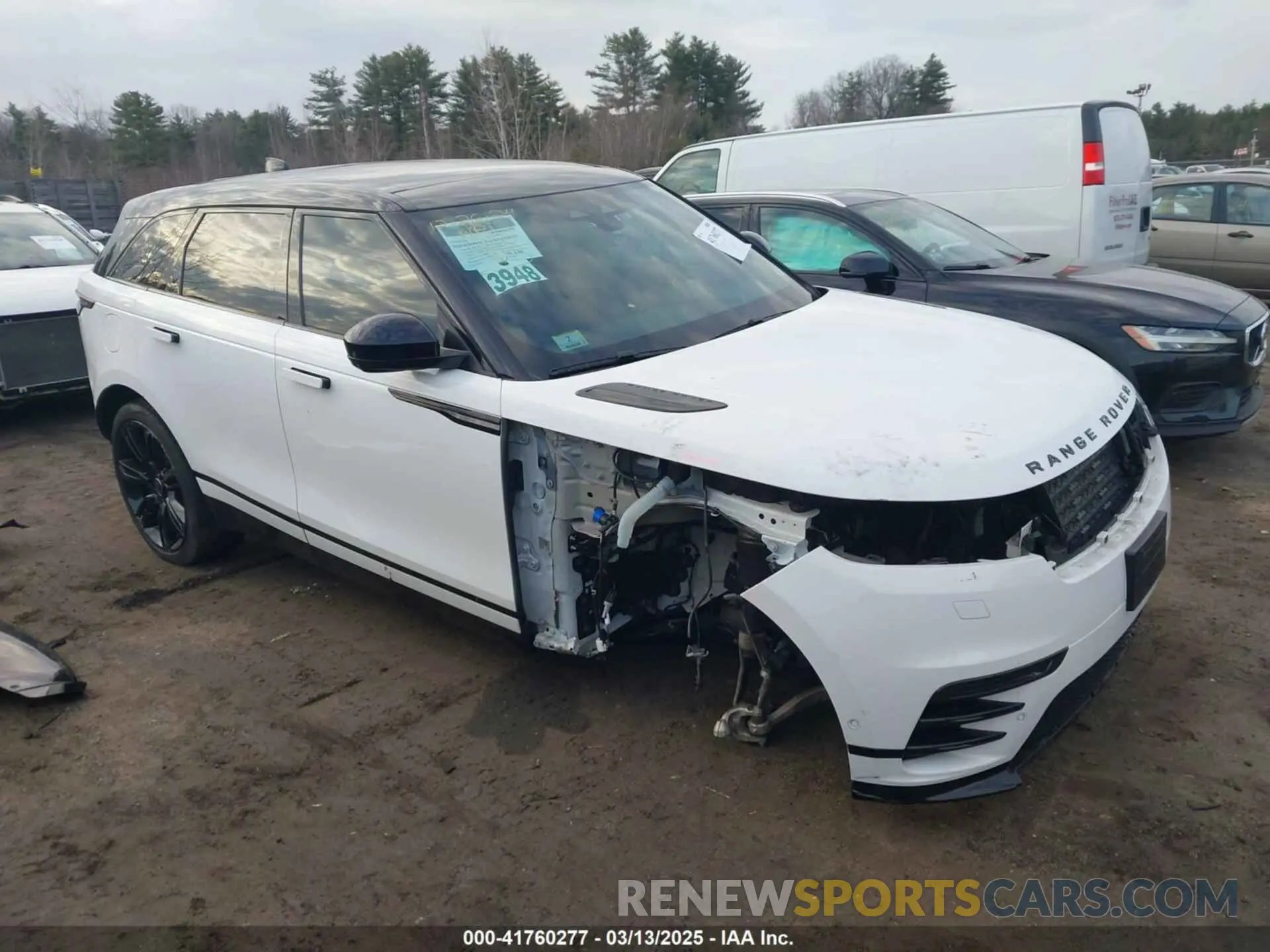 14 fotografías del automóvil dañado SALYT2EX5MA321200 LAND ROVER RANGE ROVER VELAR 2021