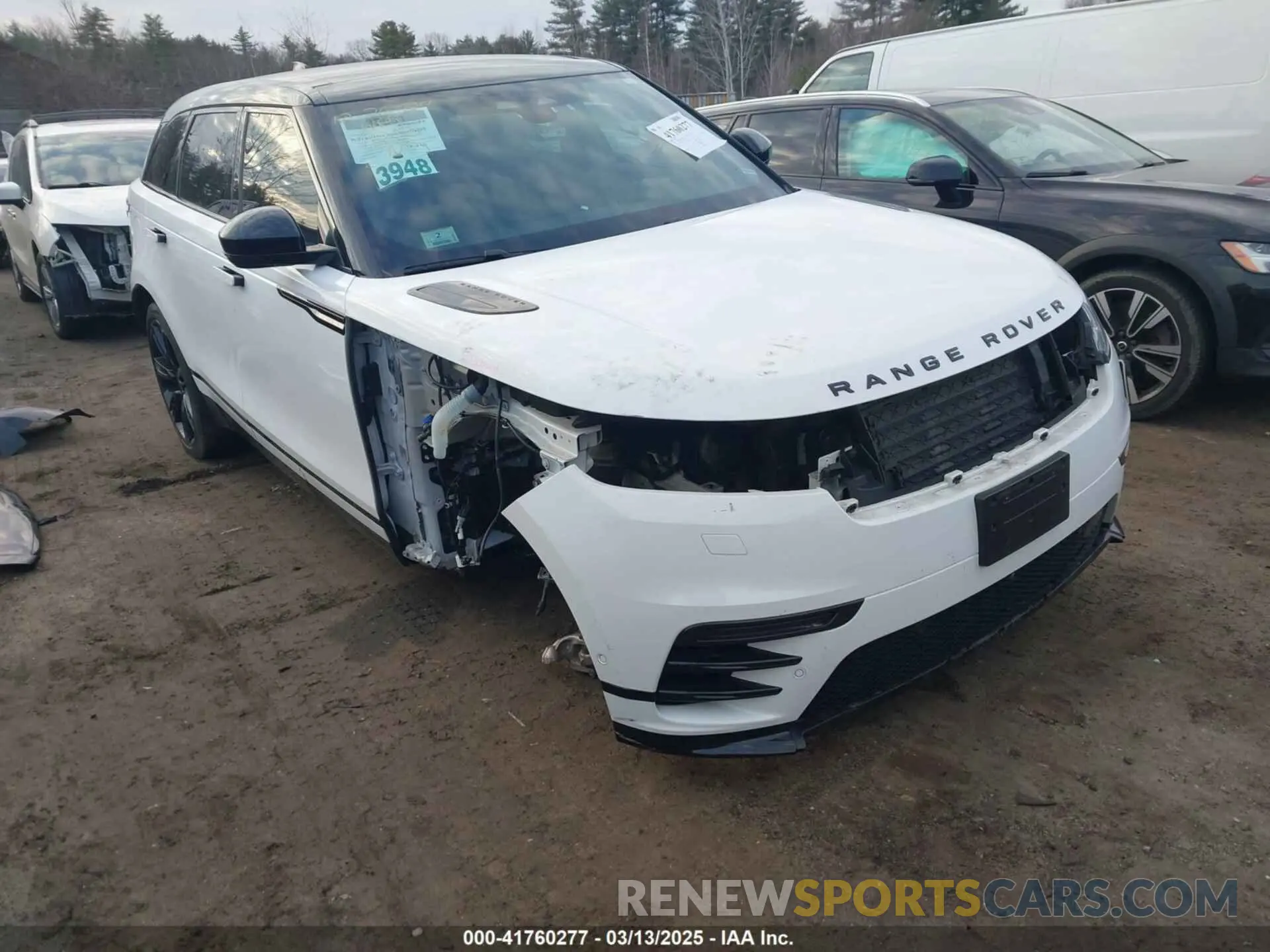 6 fotografías del automóvil dañado SALYT2EX5MA321200 LAND ROVER RANGE ROVER VELAR 2021