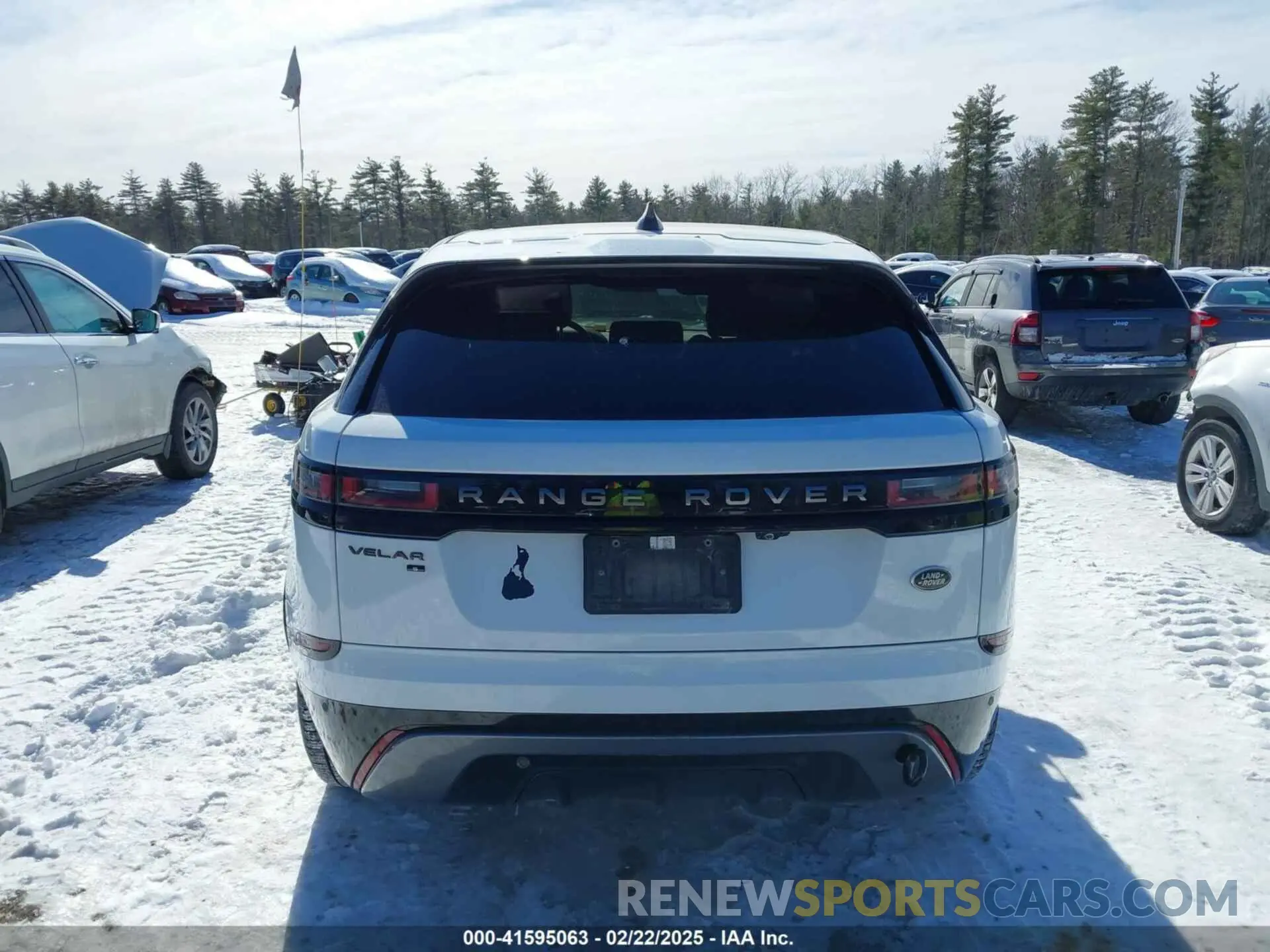 17 fotografías del automóvil dañado SALYT2EX7MA313339 LAND ROVER RANGE ROVER VELAR 2021