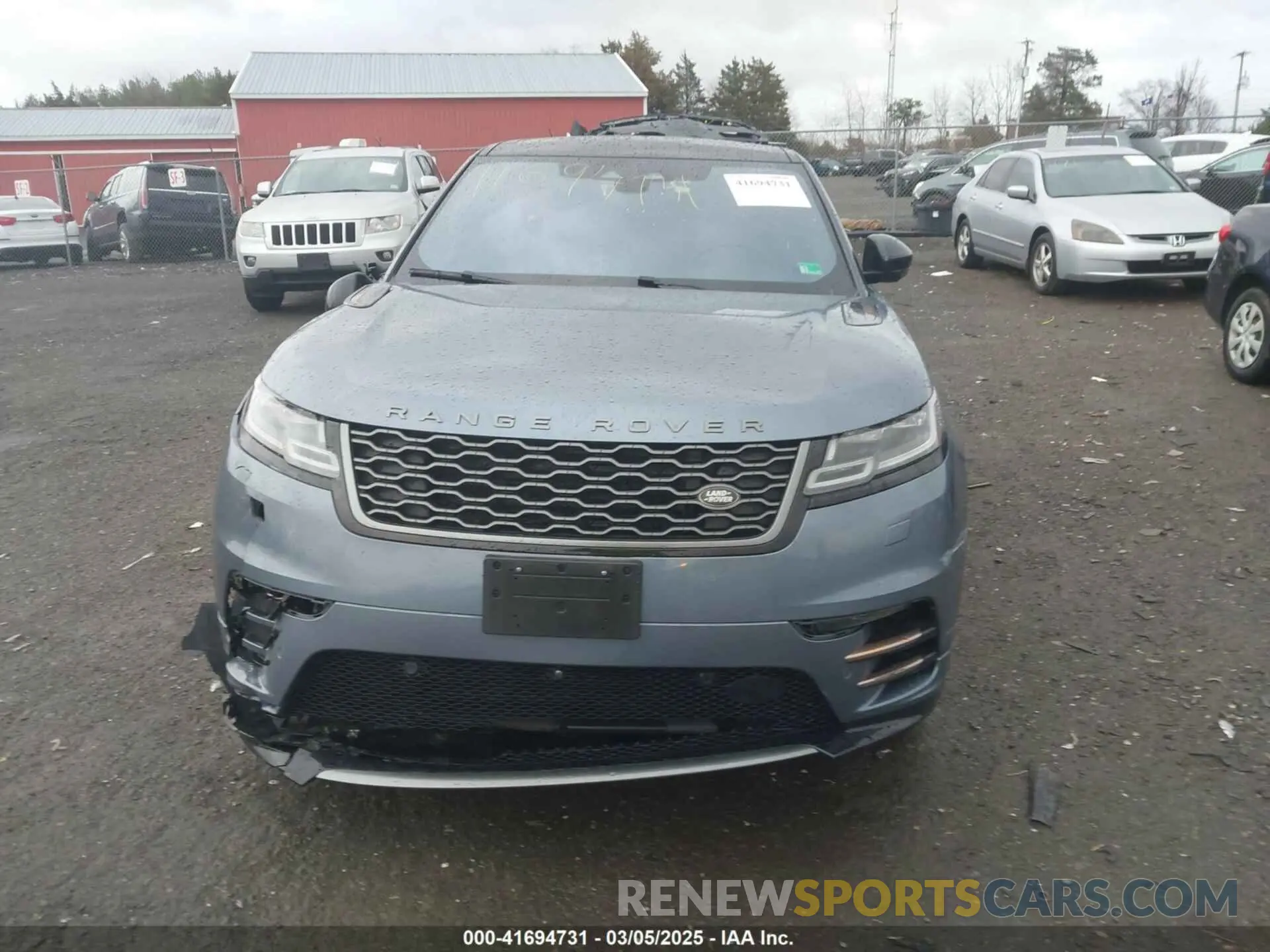 12 fotografías del automóvil dañado SALYT2EX7MA313759 LAND ROVER RANGE ROVER VELAR 2021