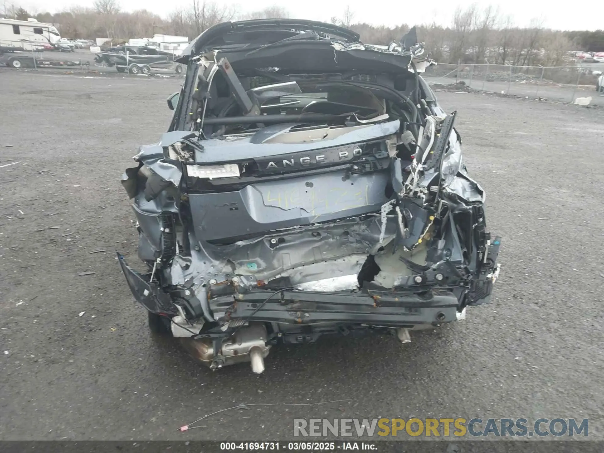 6 fotografías del automóvil dañado SALYT2EX7MA313759 LAND ROVER RANGE ROVER VELAR 2021