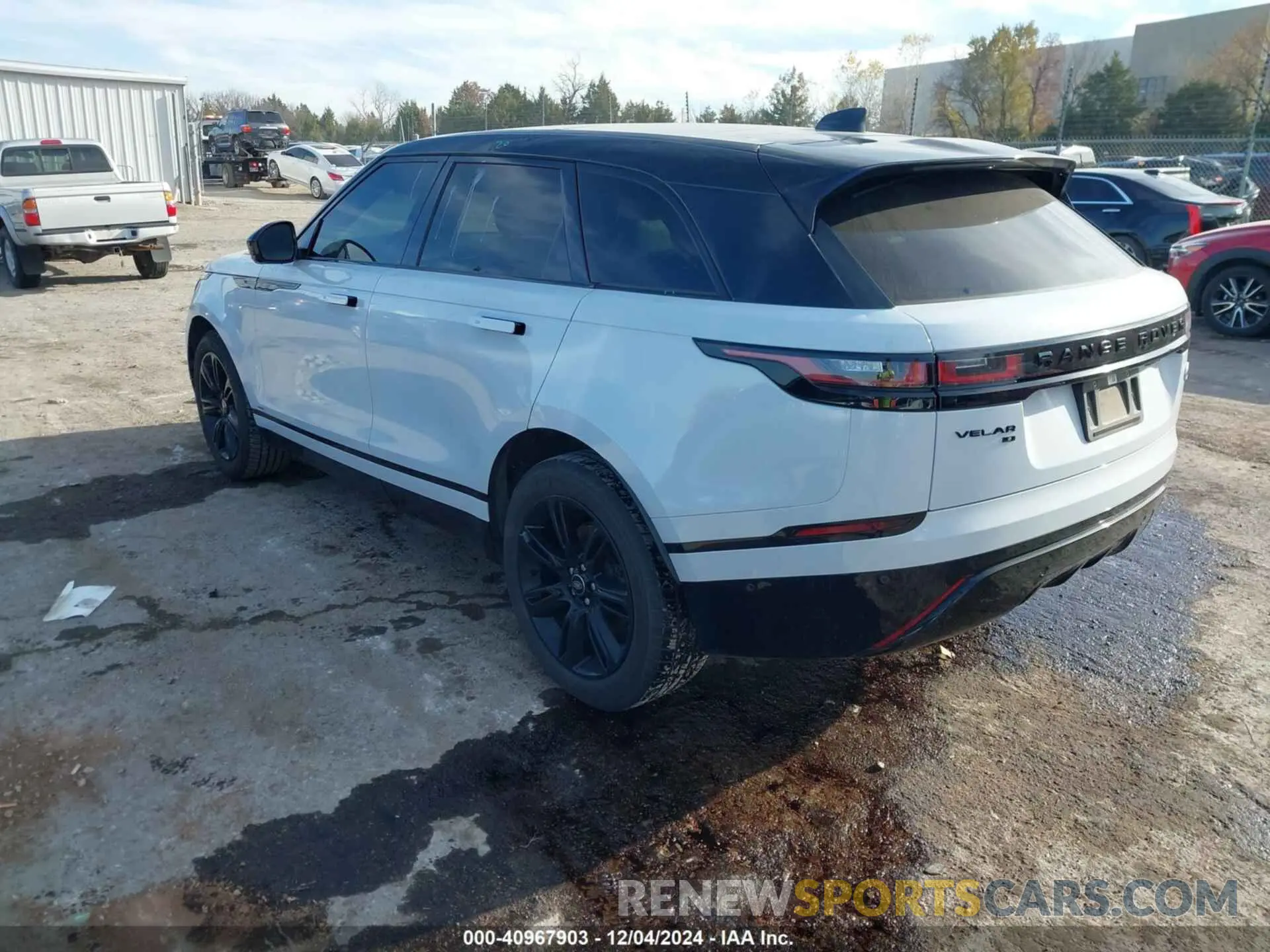 3 fotografías del automóvil dañado SALYT2EX7MA316967 LAND ROVER RANGE ROVER VELAR 2021