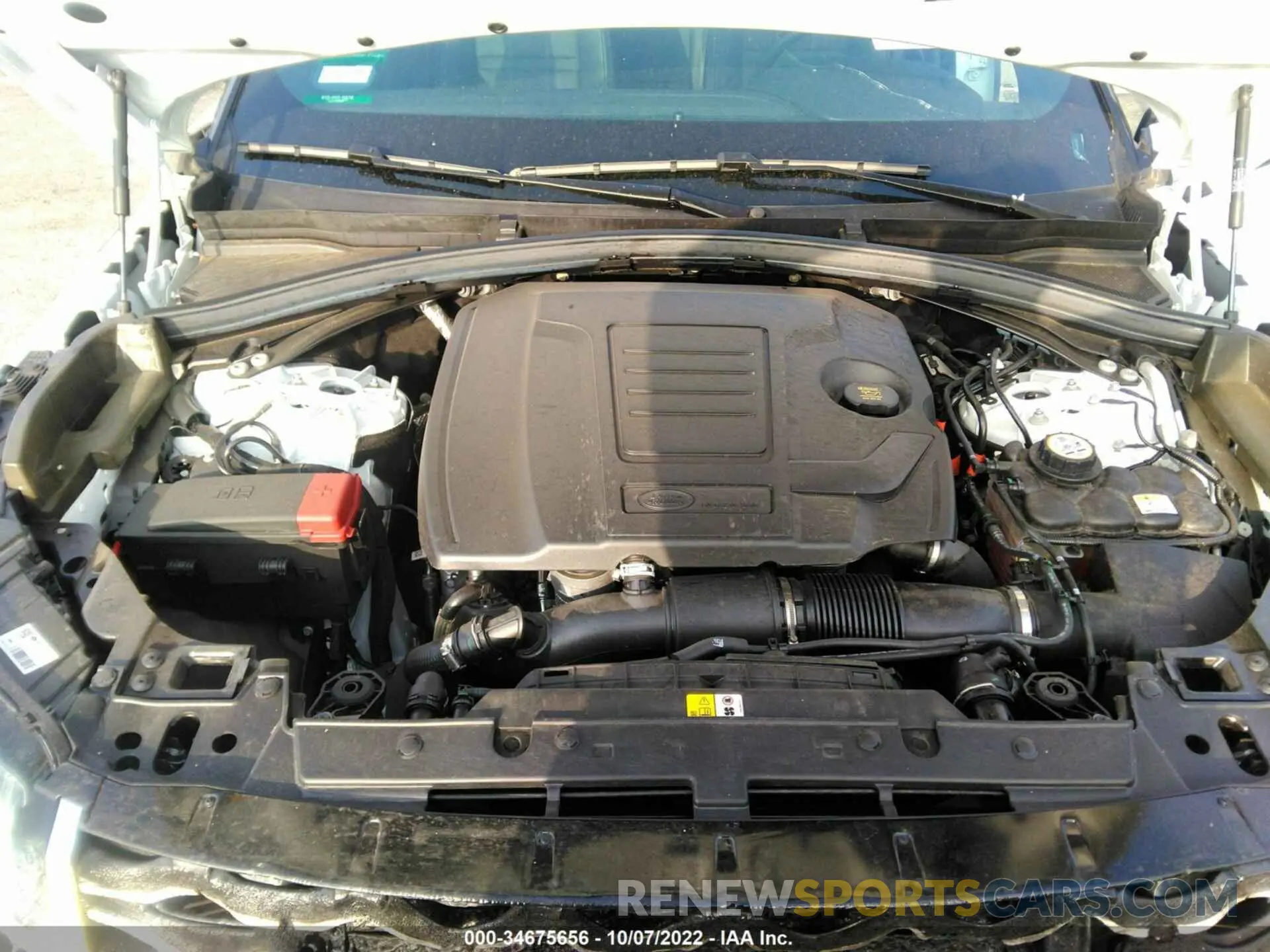 10 fotografías del automóvil dañado SALYJ2EX7NA336983 LAND ROVER RANGE ROVER VELAR 2022