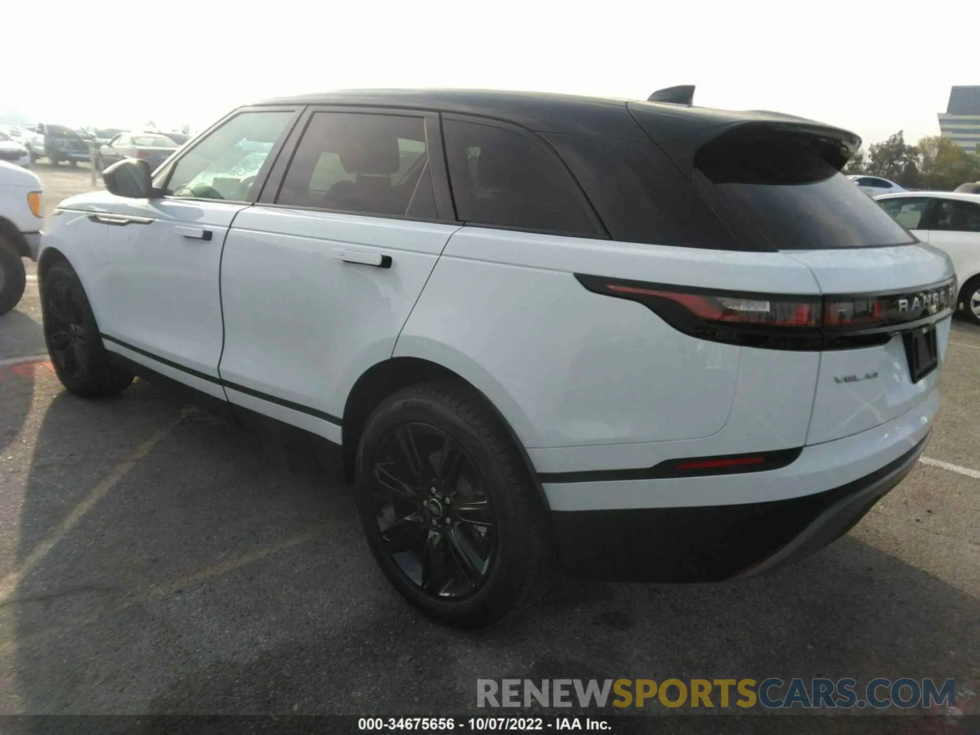 3 fotografías del automóvil dañado SALYJ2EX7NA336983 LAND ROVER RANGE ROVER VELAR 2022