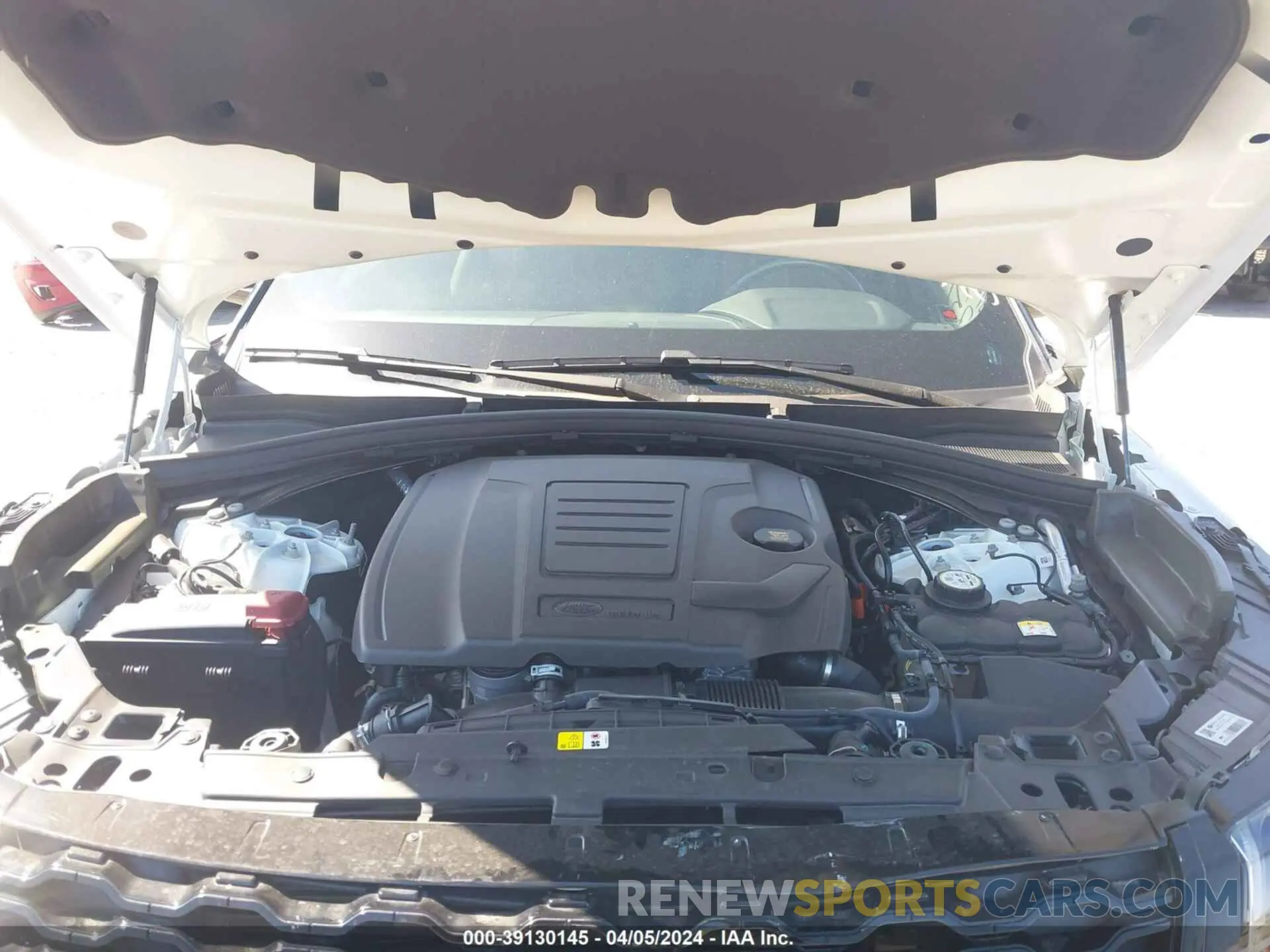 10 fotografías del automóvil dañado SALYJ2EX7NA343366 LAND ROVER RANGE ROVER VELAR 2022