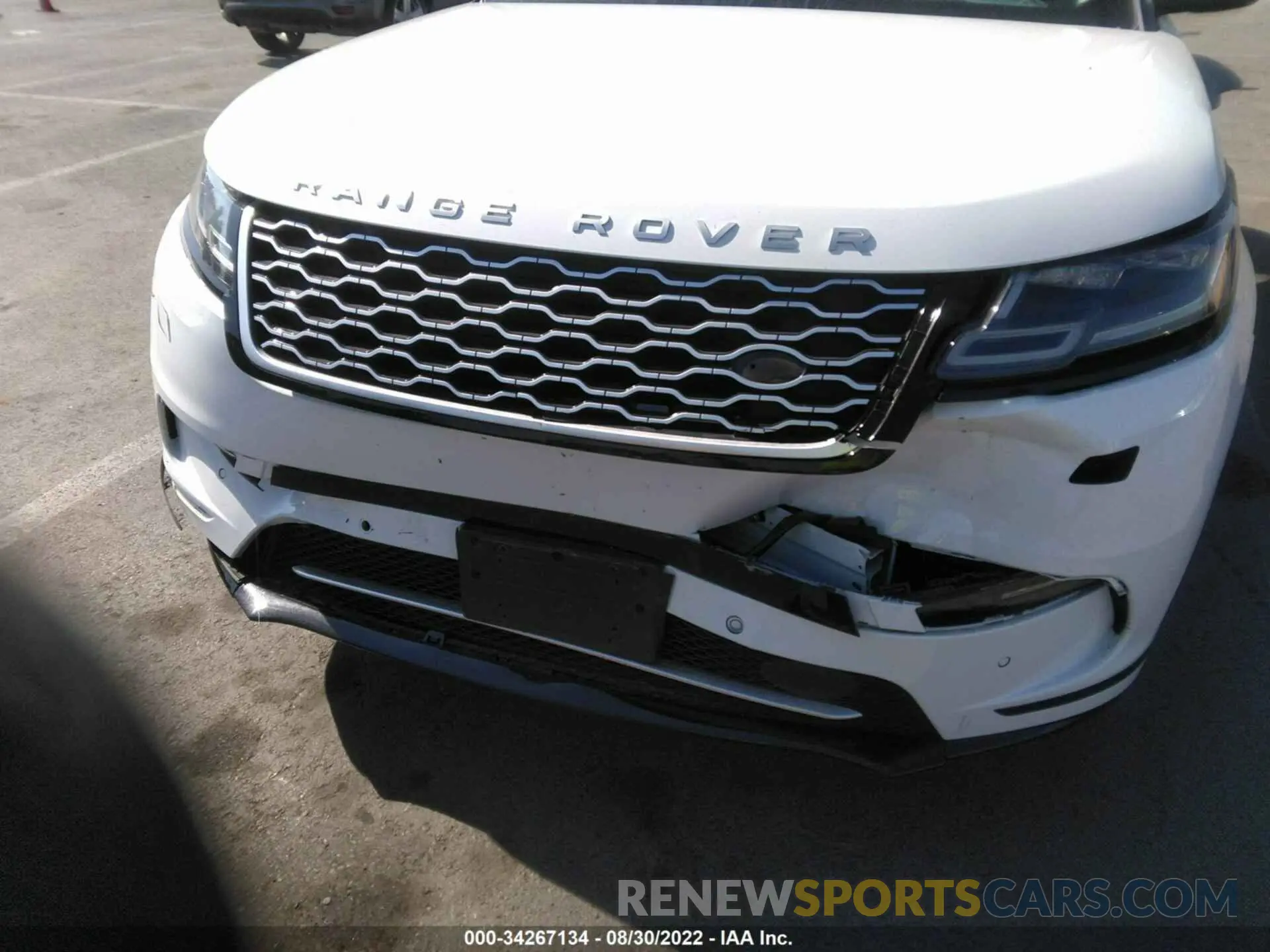 6 fotografías del automóvil dañado SALYJ2EXXNA331471 LAND ROVER RANGE ROVER VELAR 2022