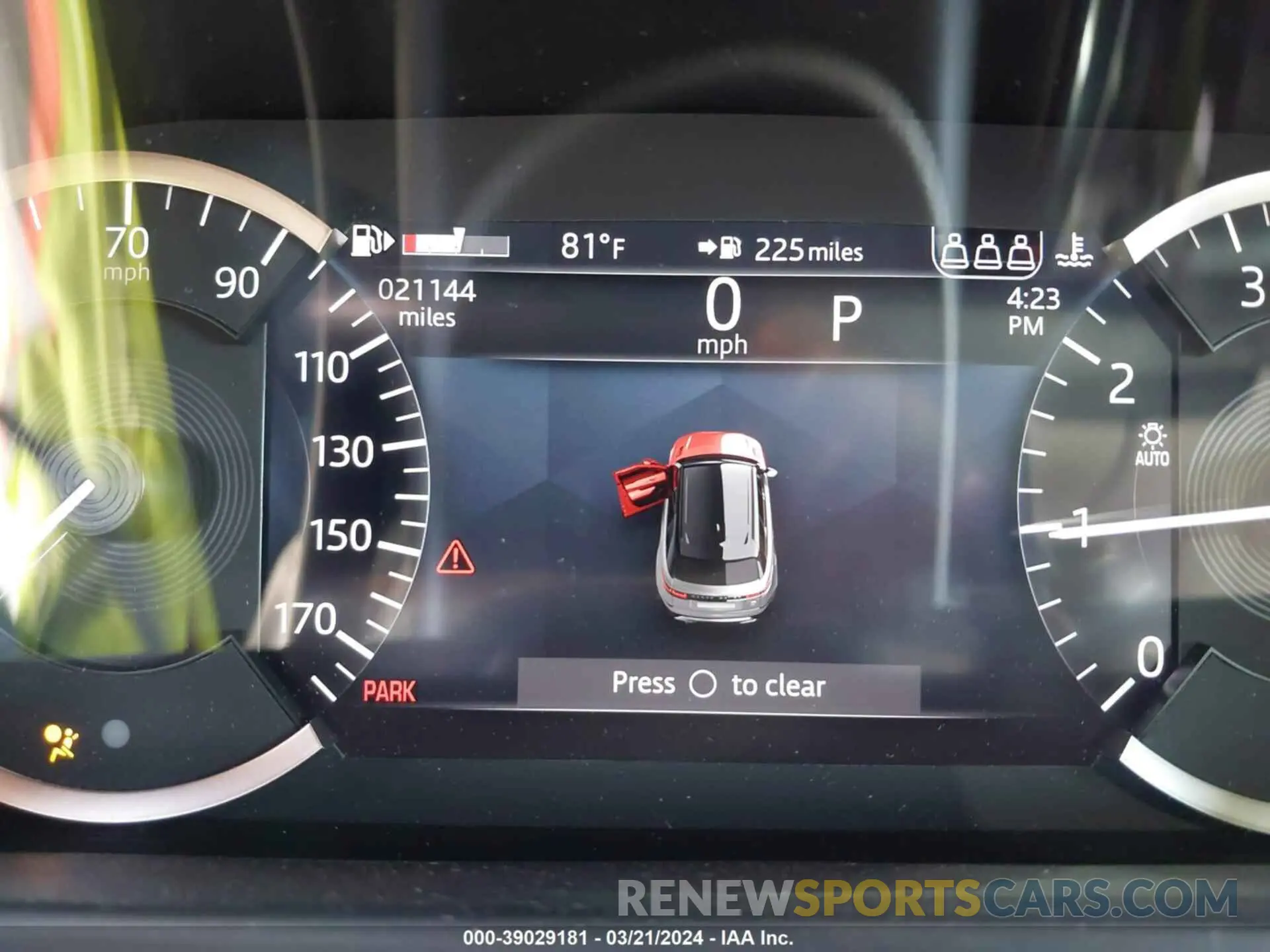 7 fotografías del automóvil dañado SALYT2EX0NA333319 LAND ROVER RANGE ROVER VELAR 2022