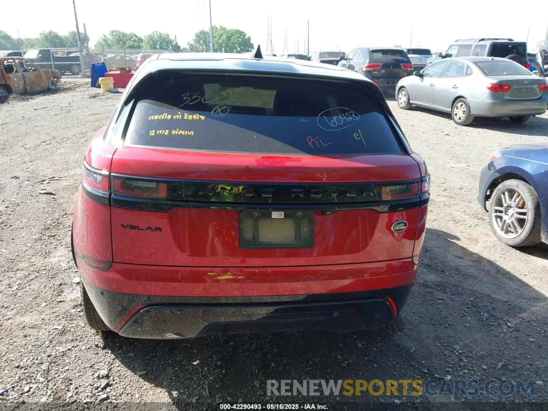 16 fotografías del automóvil dañado SALYT2EX1NA330073 LAND ROVER RANGE ROVER VELAR 2022