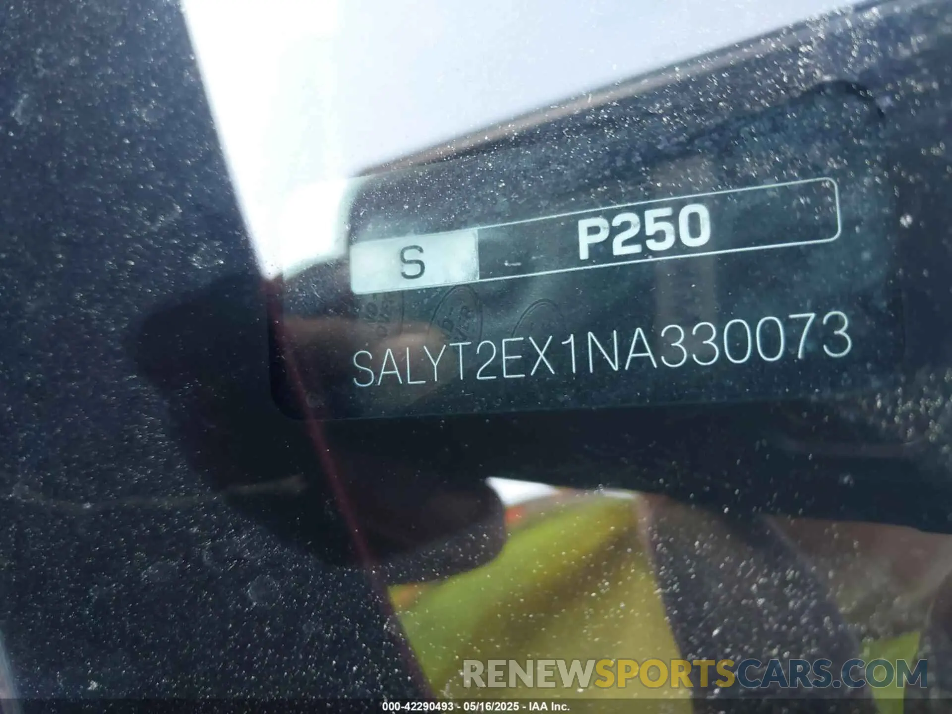 9 fotografías del automóvil dañado SALYT2EX1NA330073 LAND ROVER RANGE ROVER VELAR 2022