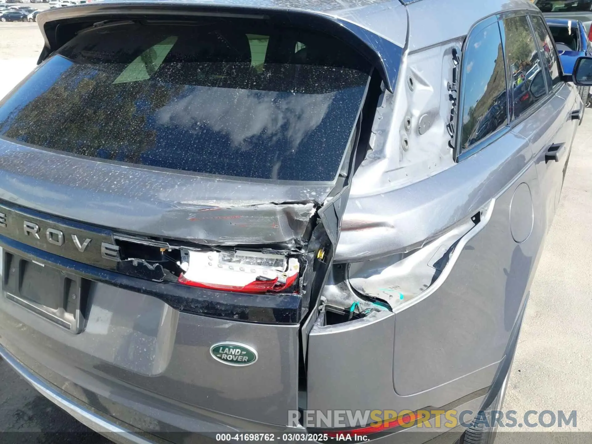 18 fotografías del automóvil dañado SALYT2EX2NA335489 LAND ROVER RANGE ROVER VELAR 2022