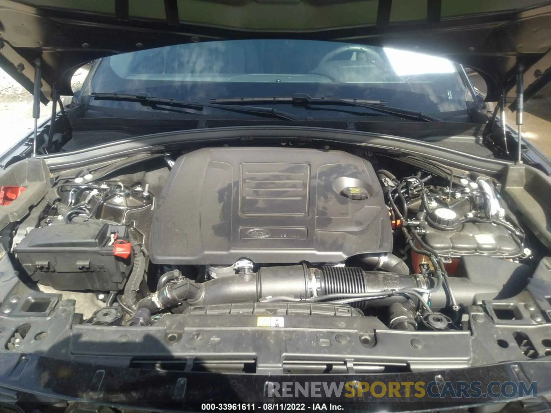 10 fotografías del automóvil dañado SALYT2EX3NA335128 LAND ROVER RANGE ROVER VELAR 2022