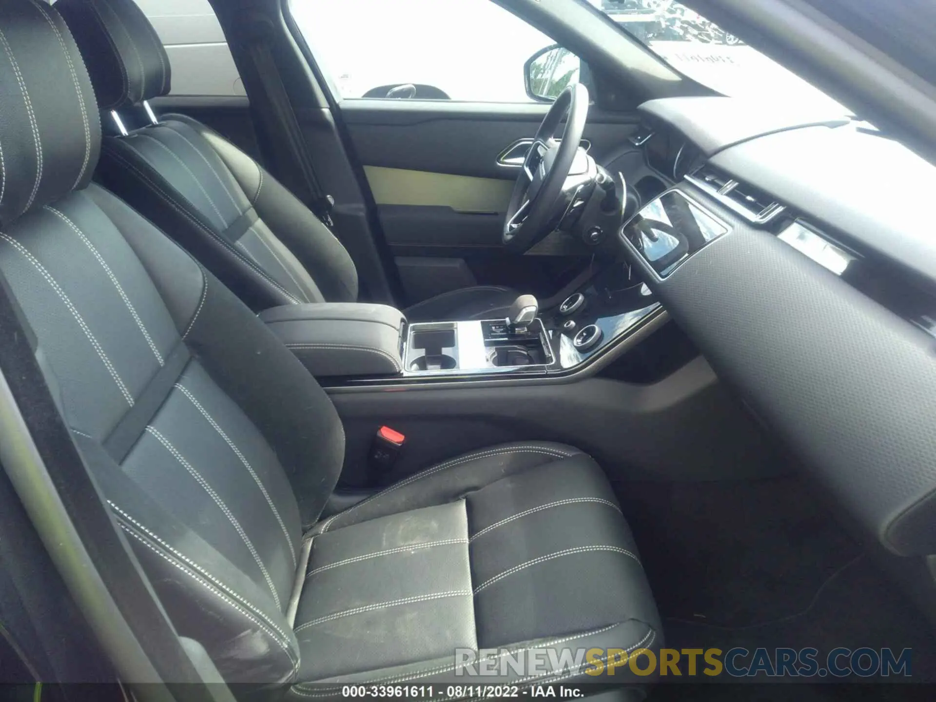 5 fotografías del automóvil dañado SALYT2EX3NA335128 LAND ROVER RANGE ROVER VELAR 2022