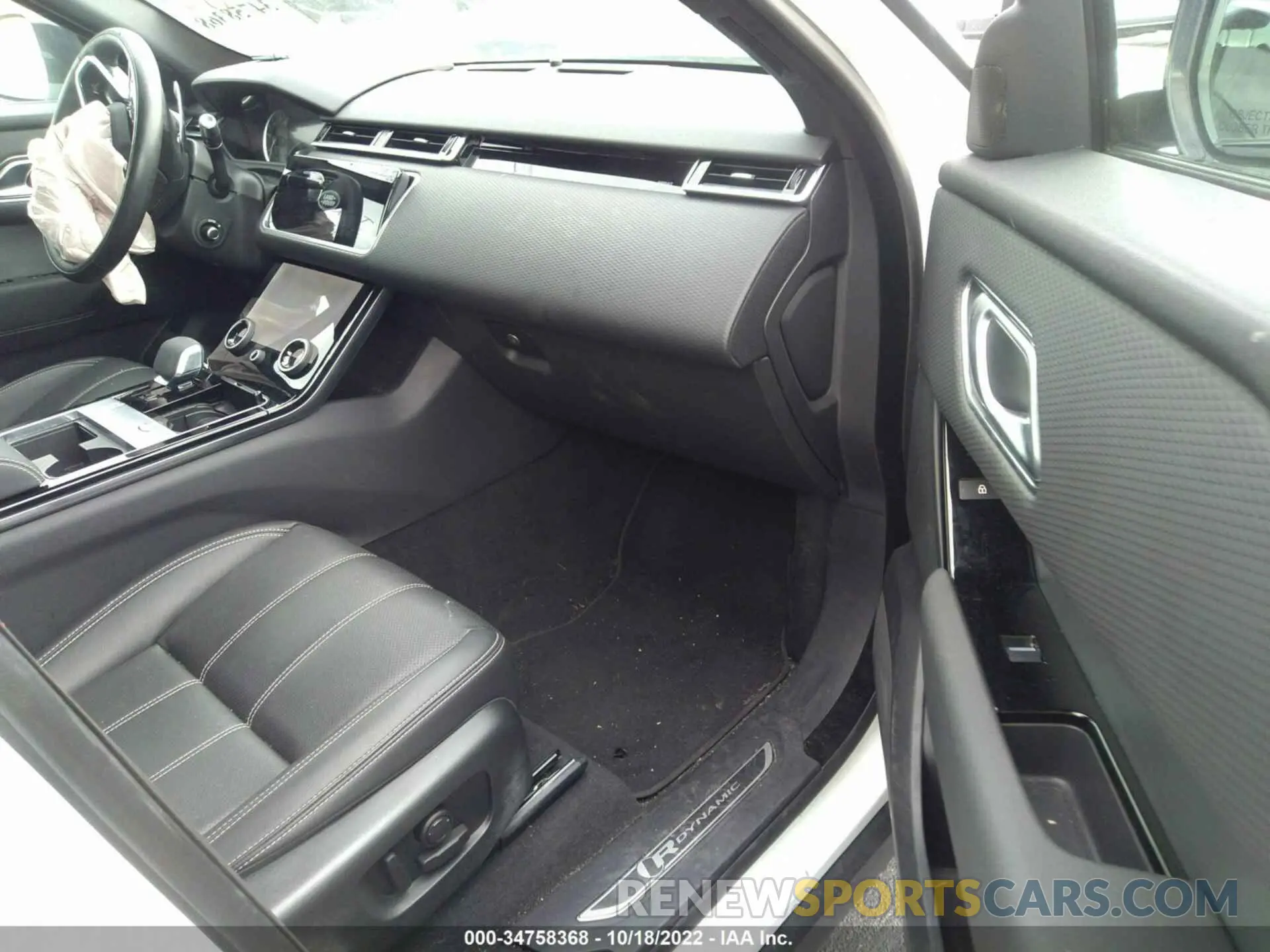 5 fotografías del automóvil dañado SALYT2EX4NA329712 LAND ROVER RANGE ROVER VELAR 2022
