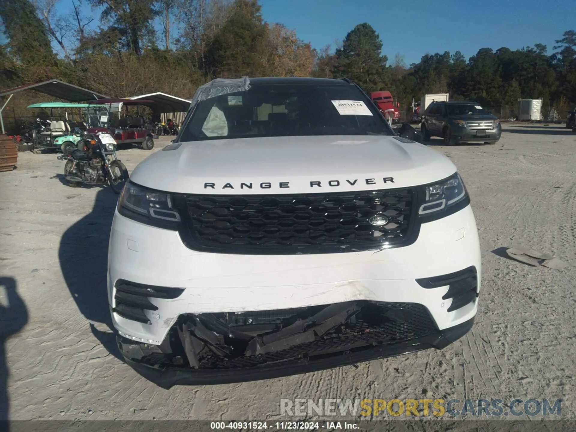 12 fotografías del automóvil dañado SALYT2EX4NA335722 LAND ROVER RANGE ROVER VELAR 2022