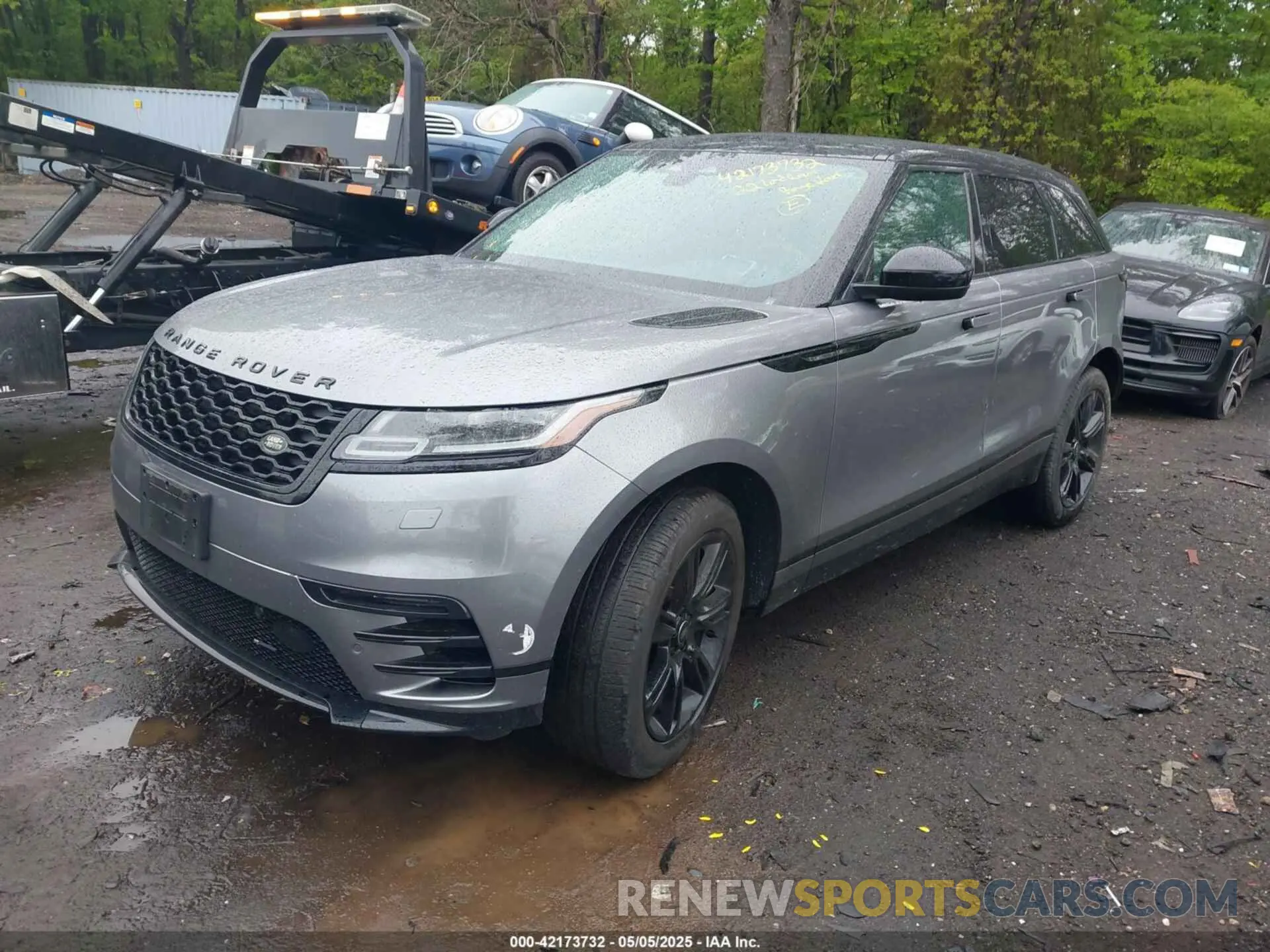 2 fotografías del automóvil dañado SALYT2EX4NA344274 LAND ROVER RANGE ROVER VELAR 2022