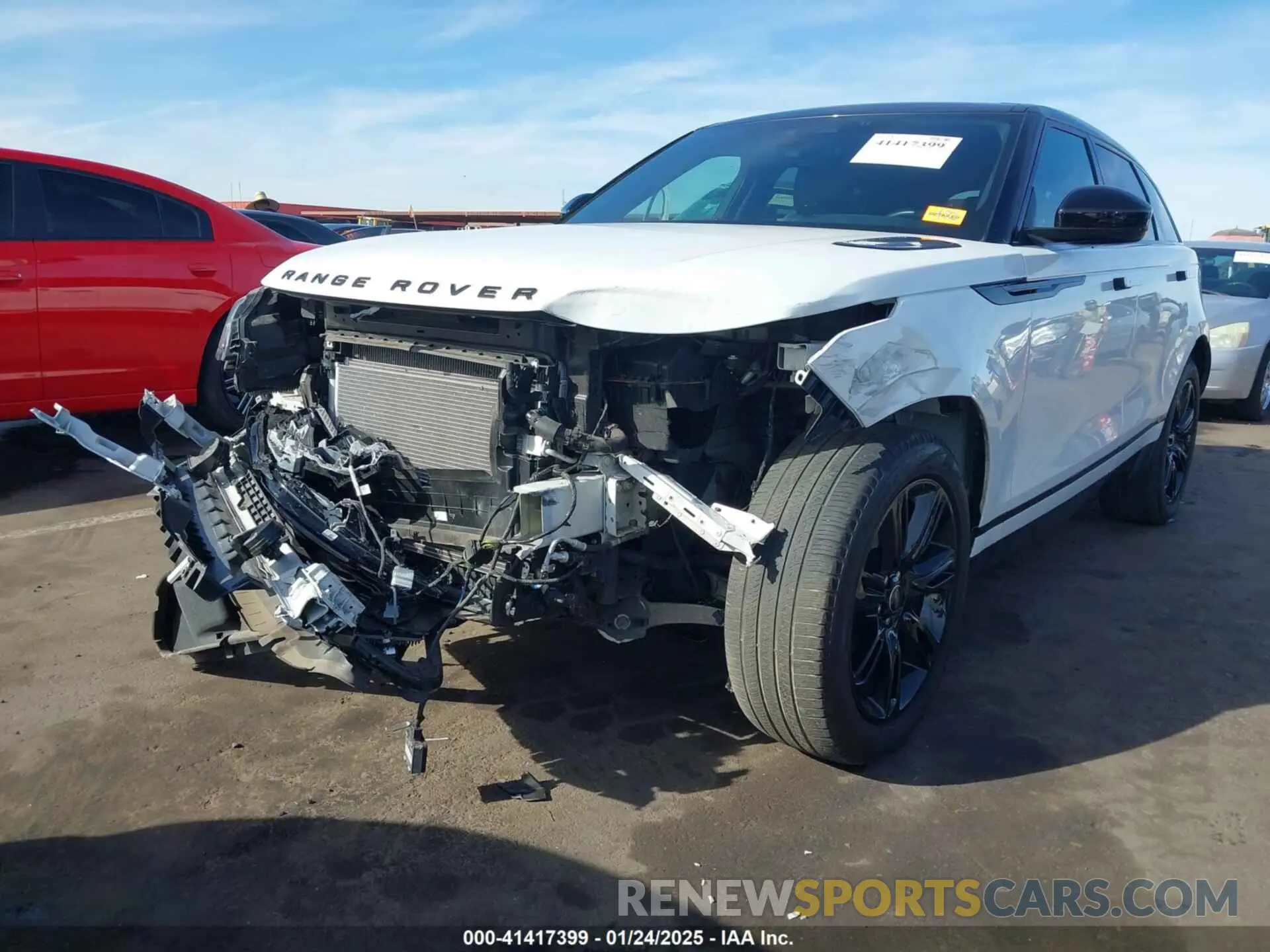 6 fotografías del automóvil dañado SALYT2EX6NA331025 LAND ROVER RANGE ROVER VELAR 2022