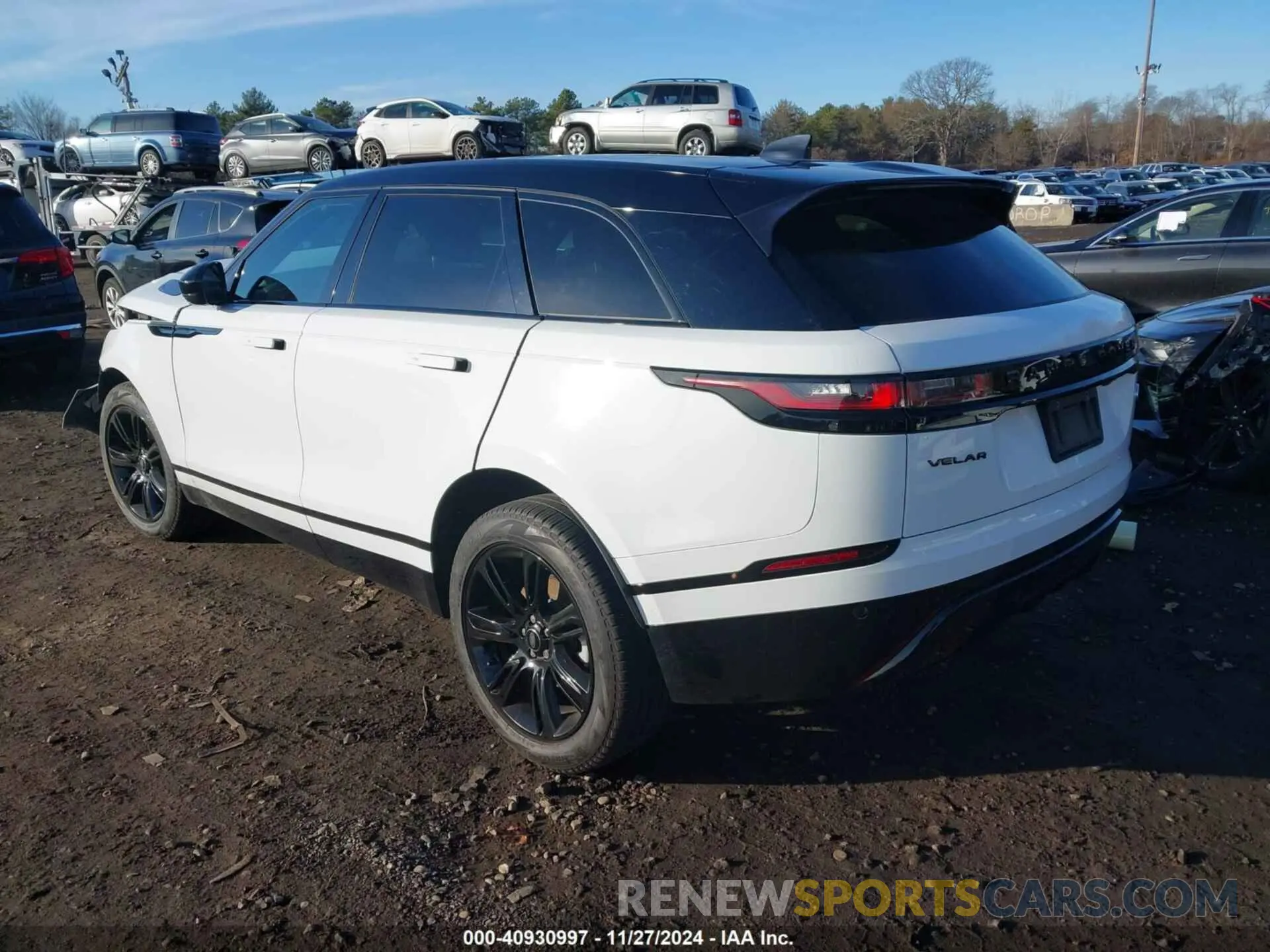 3 fotografías del automóvil dañado SALYT2EX6NA346558 LAND ROVER RANGE ROVER VELAR 2022
