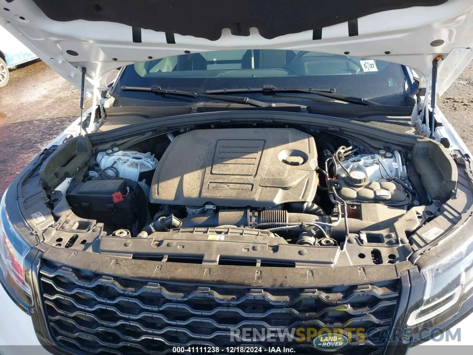 10 fotografías del automóvil dañado SALYT2EX7NA341627 LAND ROVER RANGE ROVER VELAR 2022
