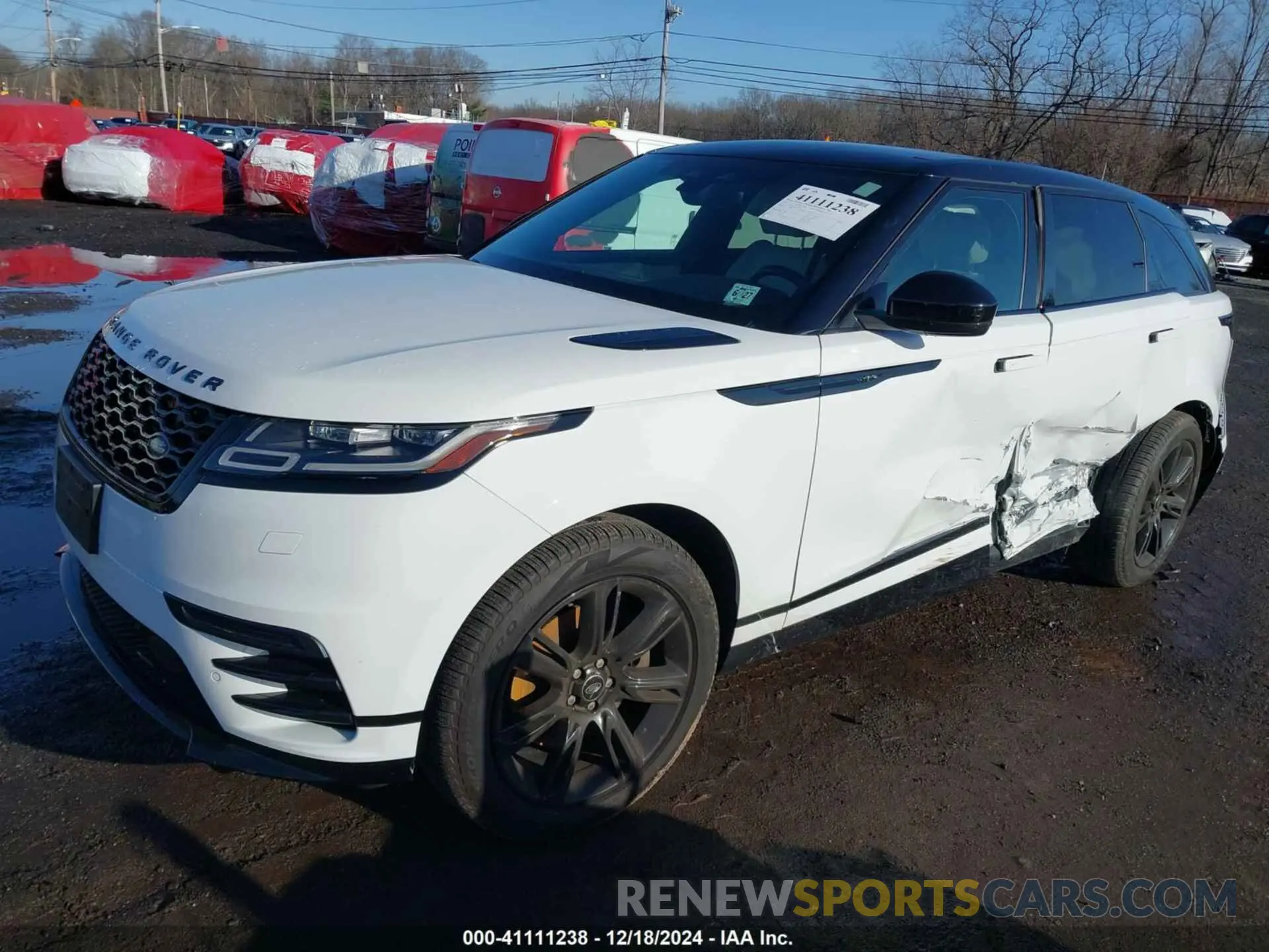 2 fotografías del automóvil dañado SALYT2EX7NA341627 LAND ROVER RANGE ROVER VELAR 2022