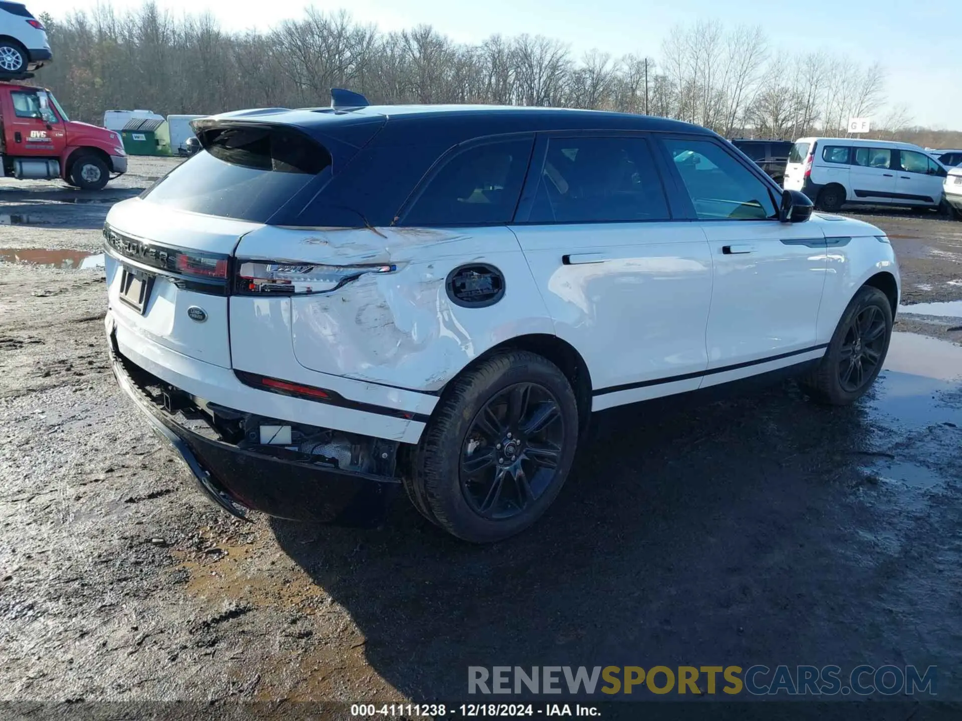 4 fotografías del automóvil dañado SALYT2EX7NA341627 LAND ROVER RANGE ROVER VELAR 2022