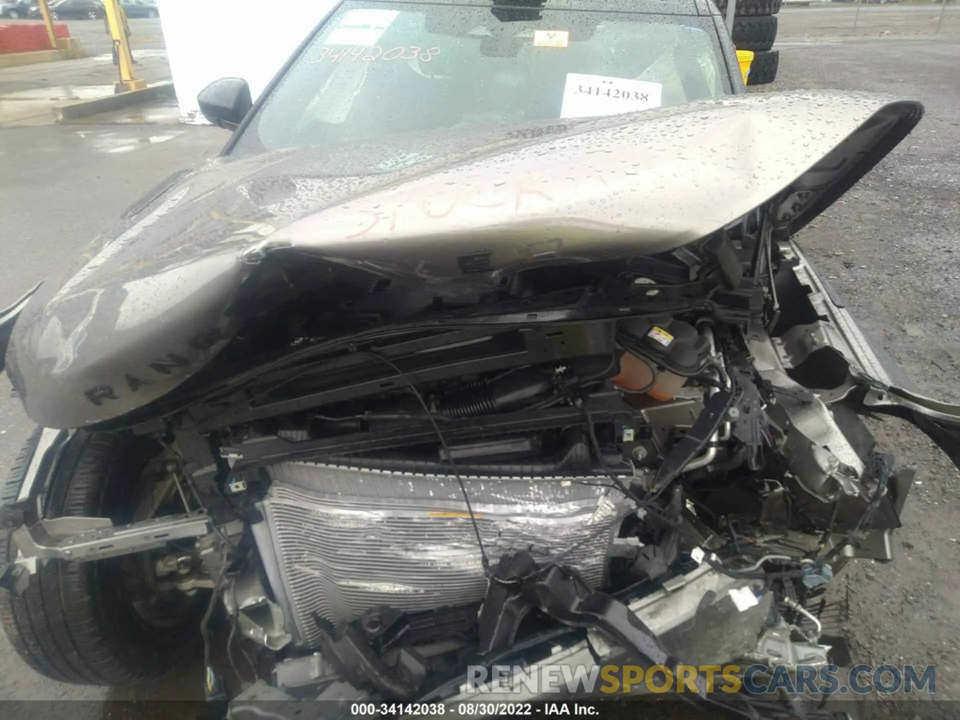 10 fotografías del automóvil dañado SALYT2EX8NA340499 LAND ROVER RANGE ROVER VELAR 2022