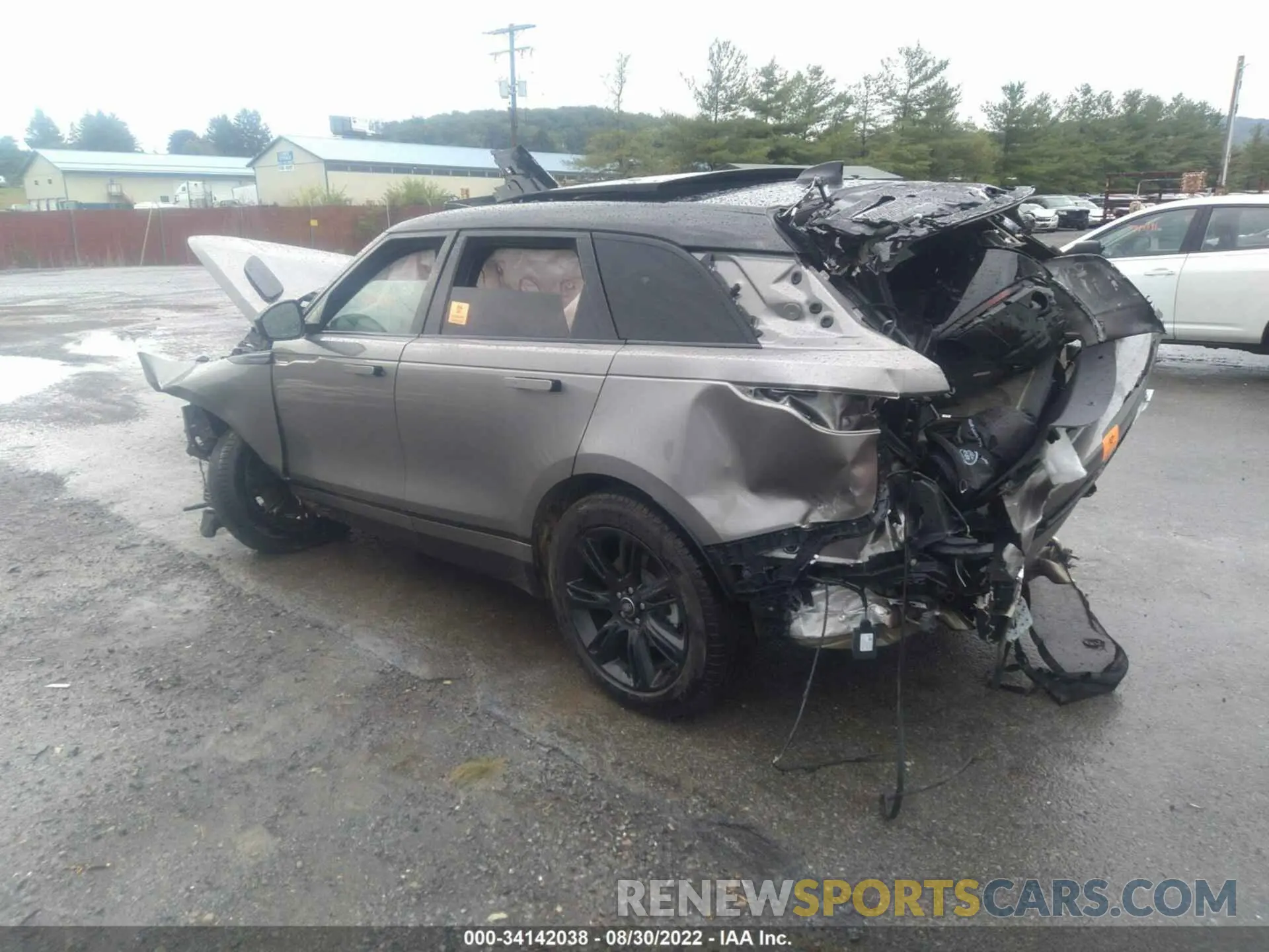 3 fotografías del automóvil dañado SALYT2EX8NA340499 LAND ROVER RANGE ROVER VELAR 2022