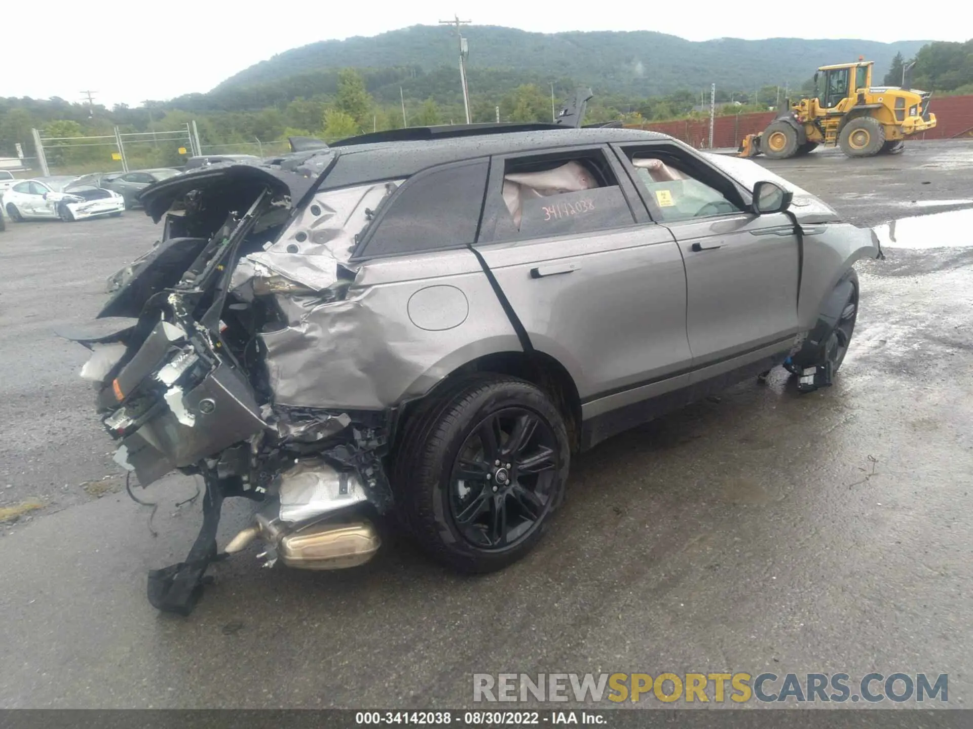 4 fotografías del automóvil dañado SALYT2EX8NA340499 LAND ROVER RANGE ROVER VELAR 2022