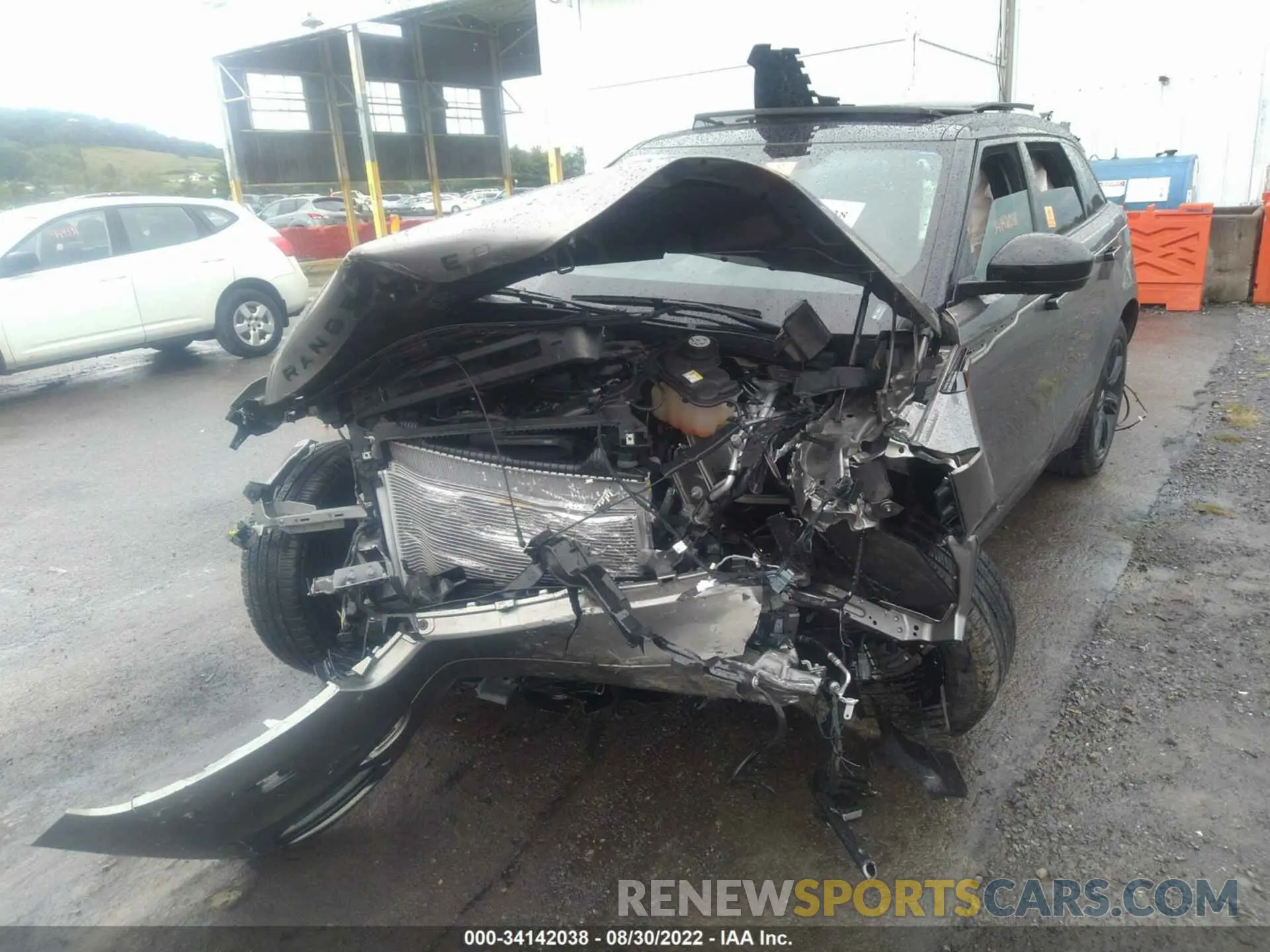 6 fotografías del automóvil dañado SALYT2EX8NA340499 LAND ROVER RANGE ROVER VELAR 2022